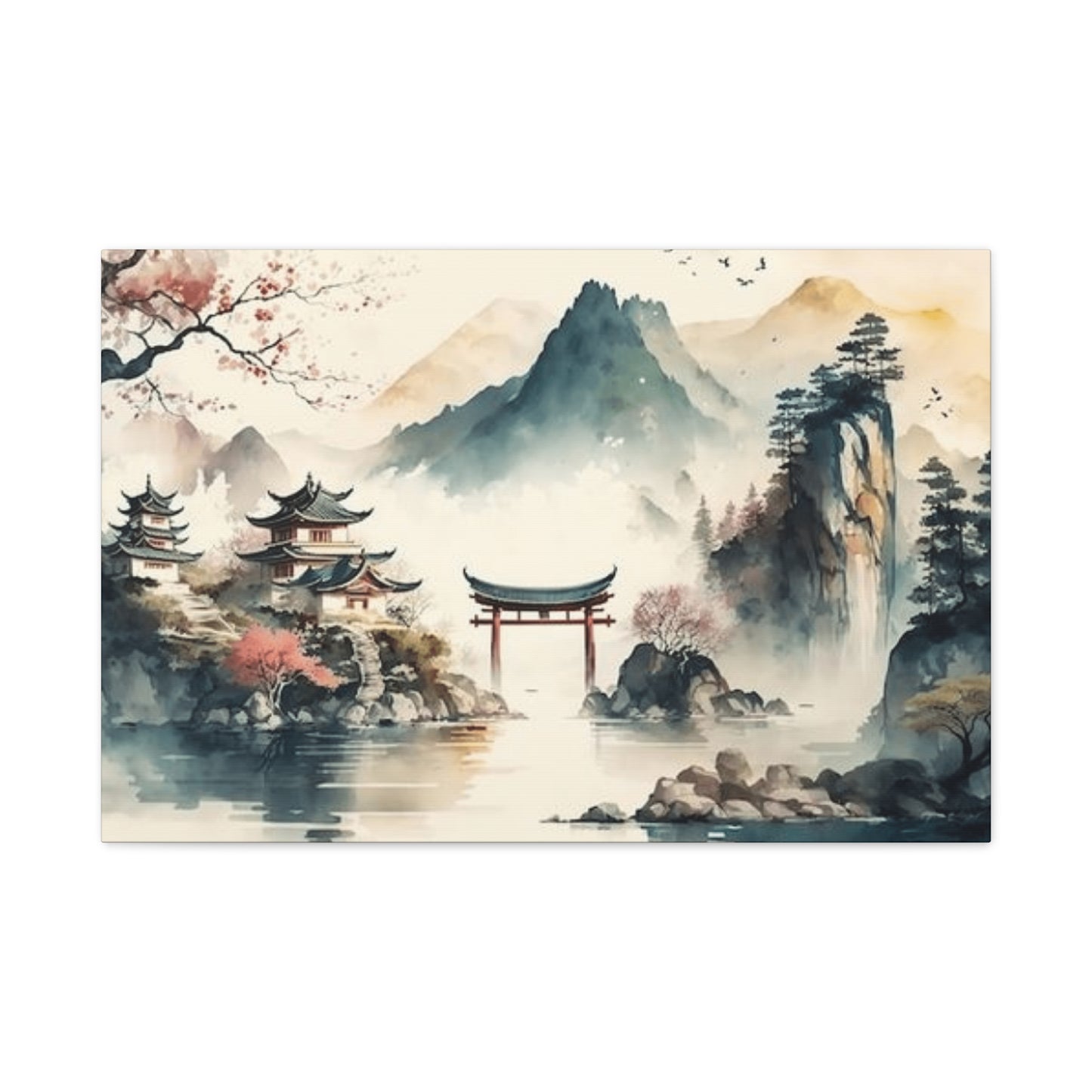 Zen Garden Gateway Wall Art & Canvas Prints
