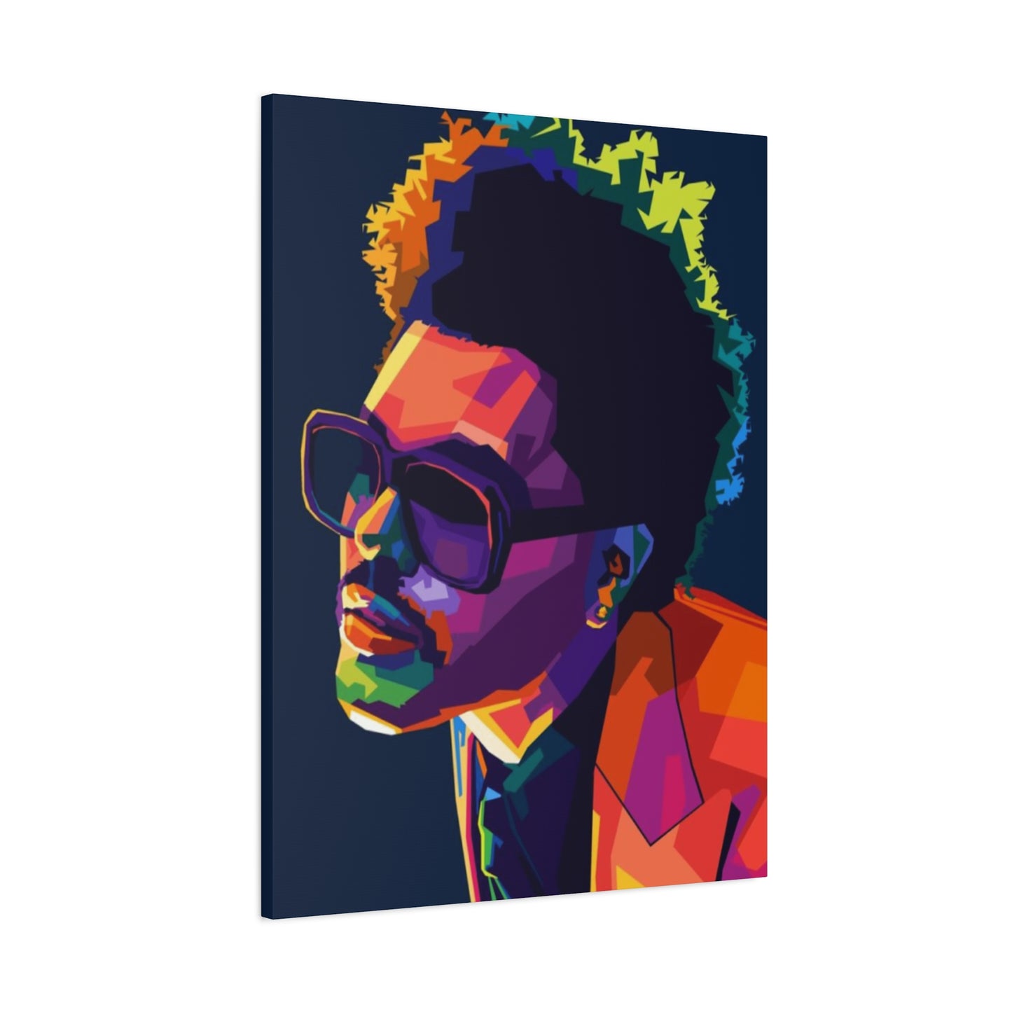 An Abstract Portrait Of The Weeknd Wall Art & Canvas Prints