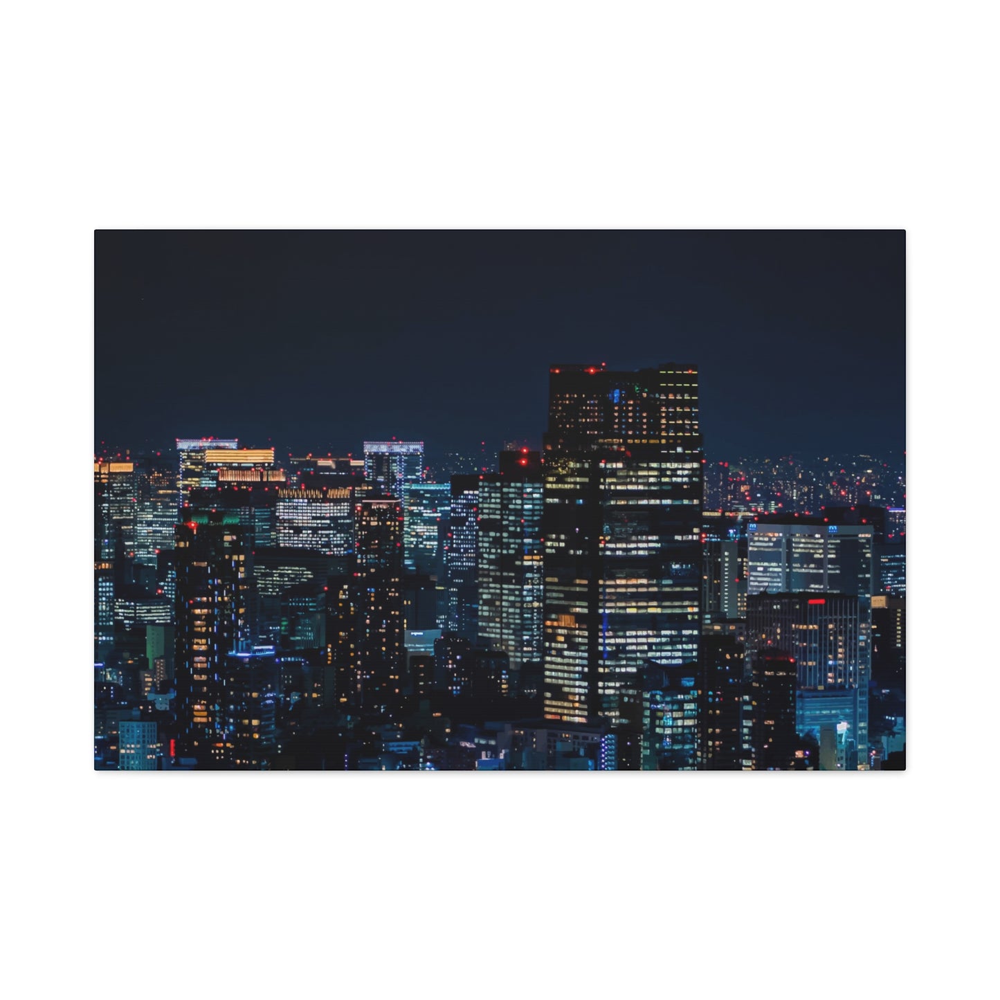 Night View in Tokyo Wall Art & Canvas Prints