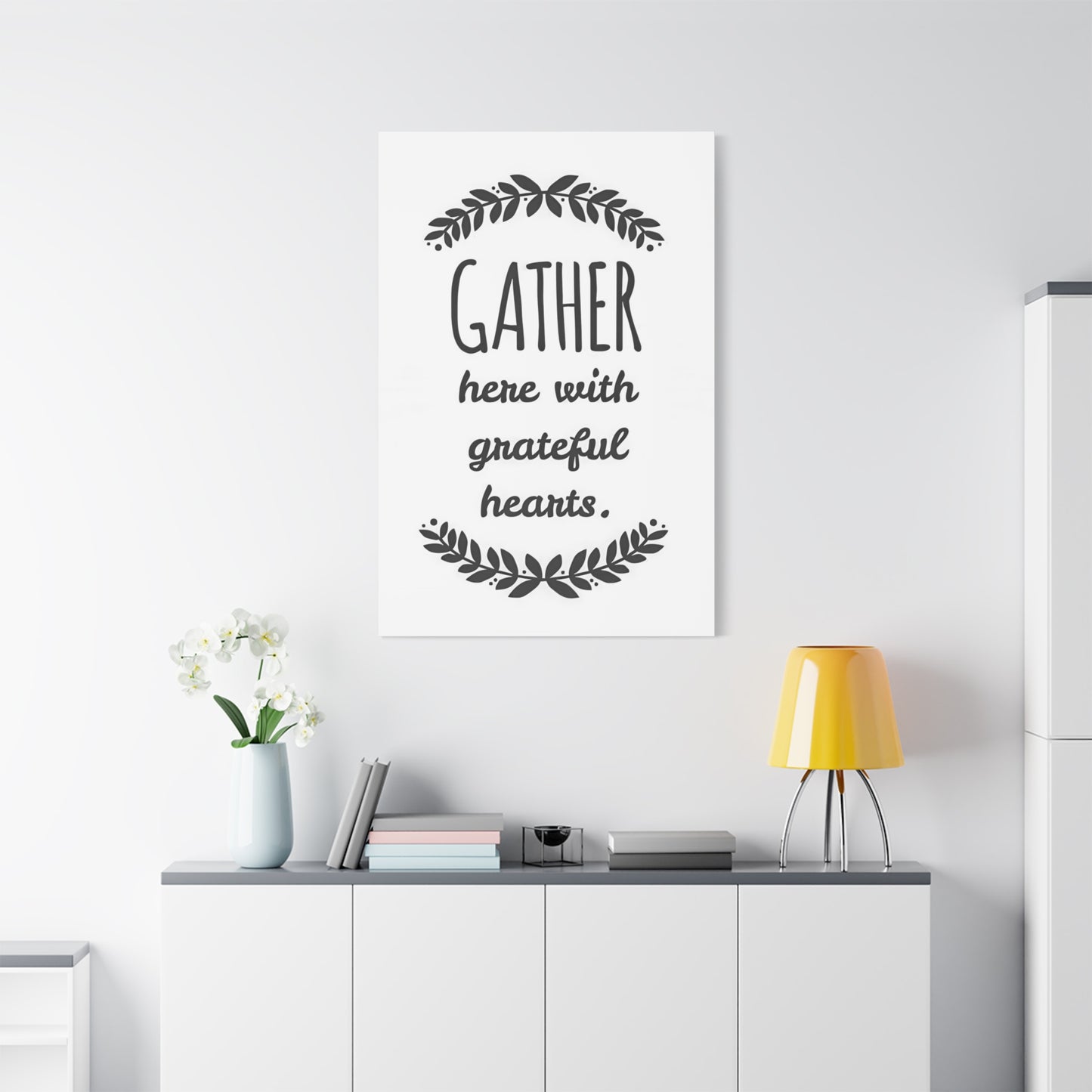 Gather With Grateful Heart Wall Art & Canvas Prints
