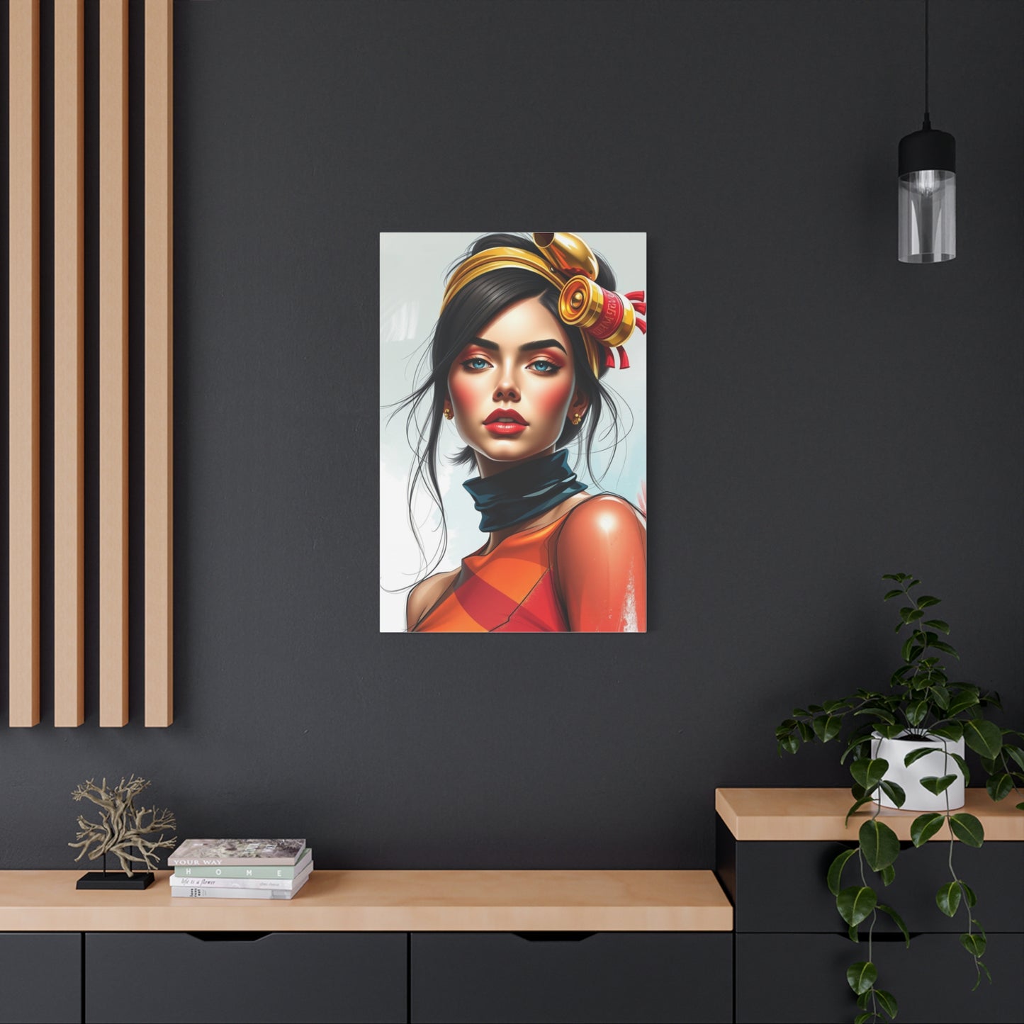 Fashion Illustration & Drawings Art Luxury Canvas Wall Art & Canvas Print