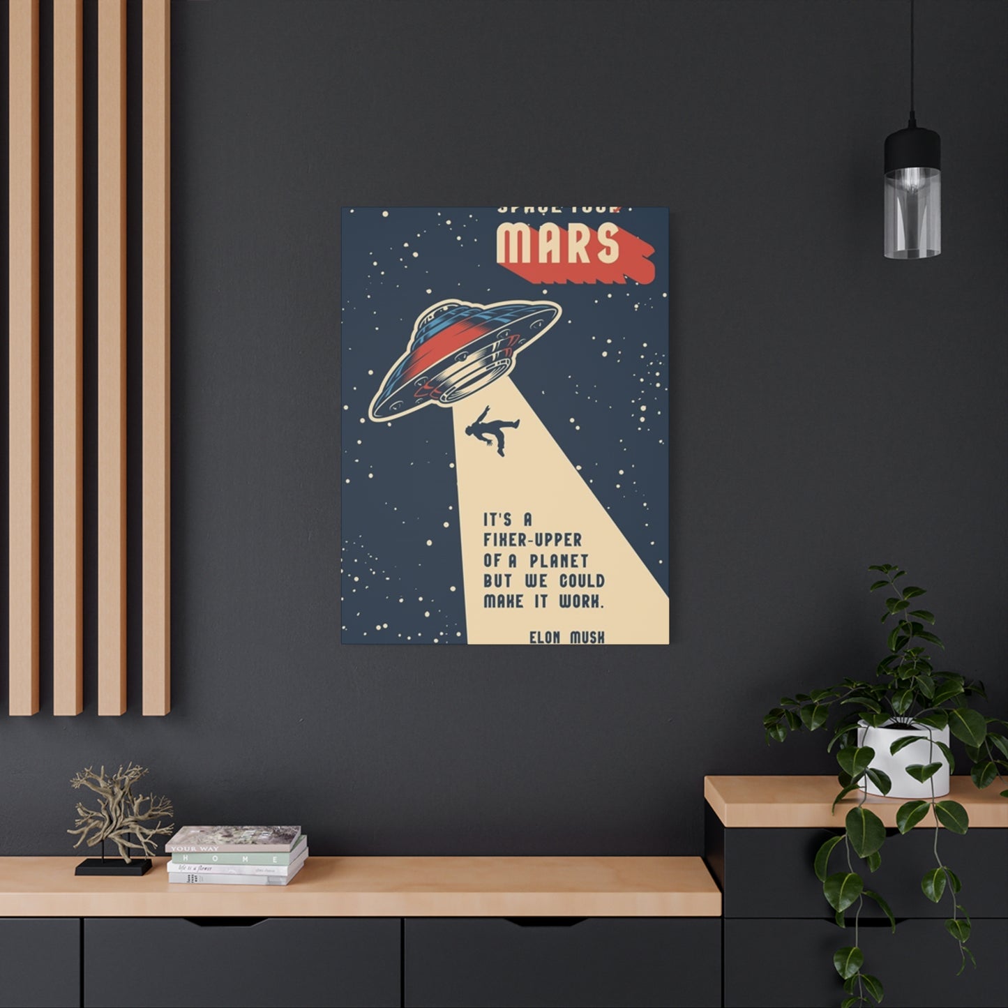 Mars Space Tour Poster Wall Art & Canvas Prints