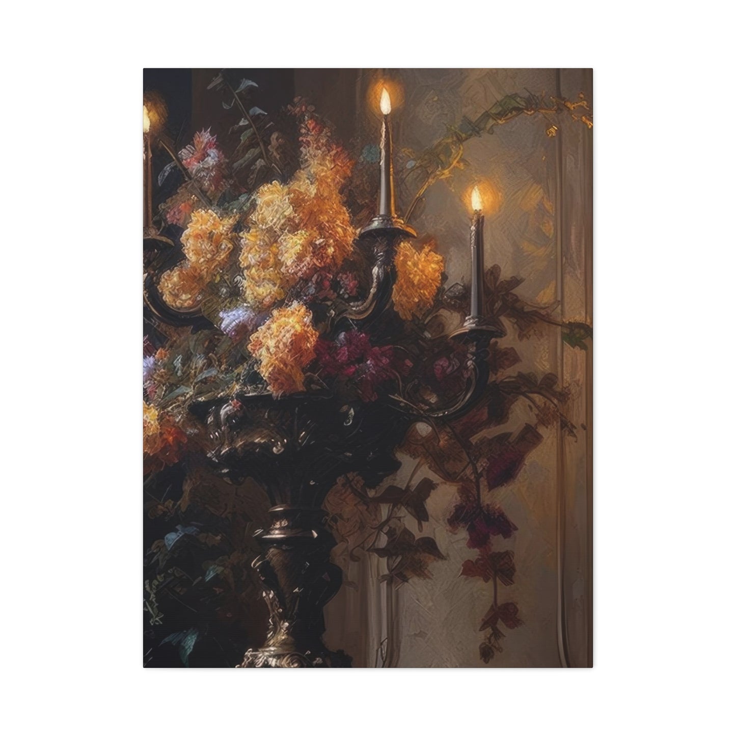 Candleabra Dark Wall Art & Canvas Prints