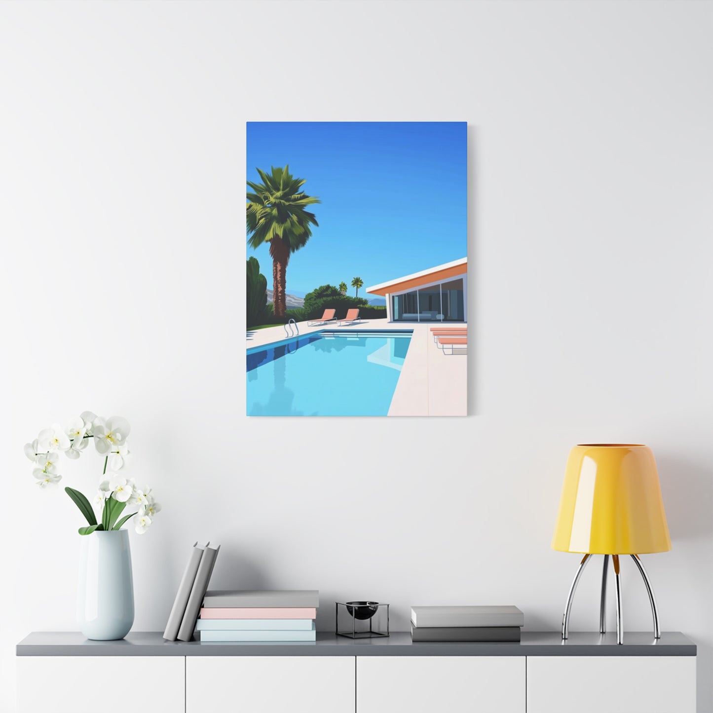 Swimming Pool In Resort Wall Art & Canvas Prints