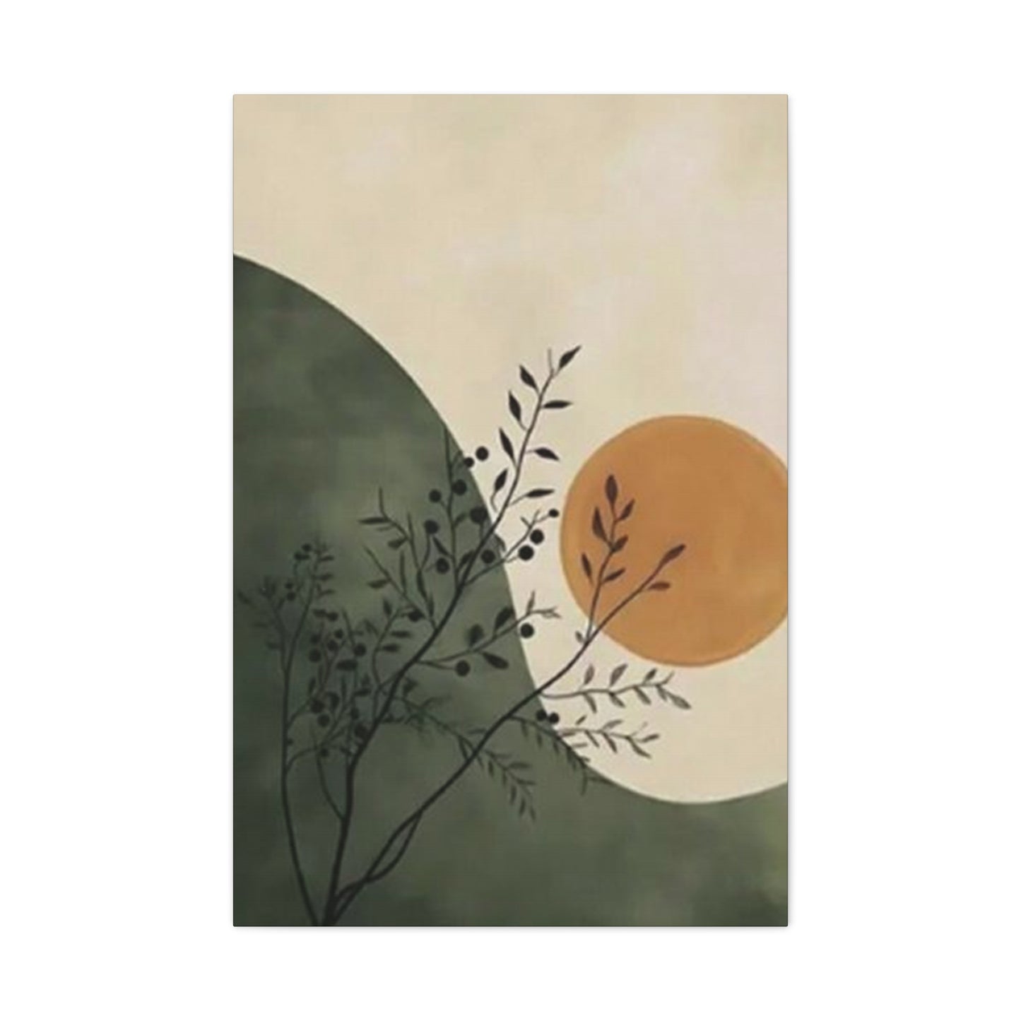 Abstract Sunset Shapes Pattern Wall Art & Canvas Prints