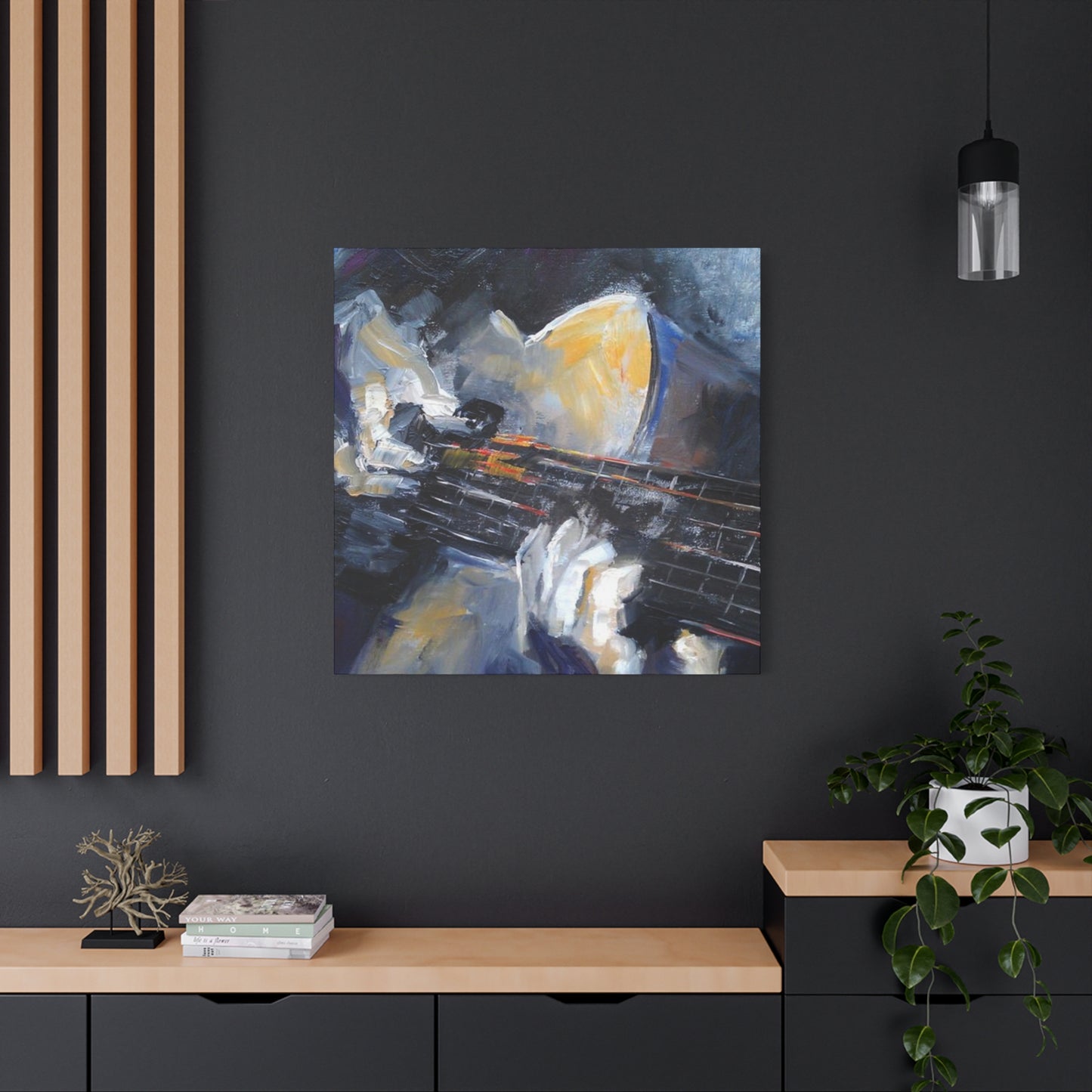 Holding Guitar Wall Art & Canvas Prints