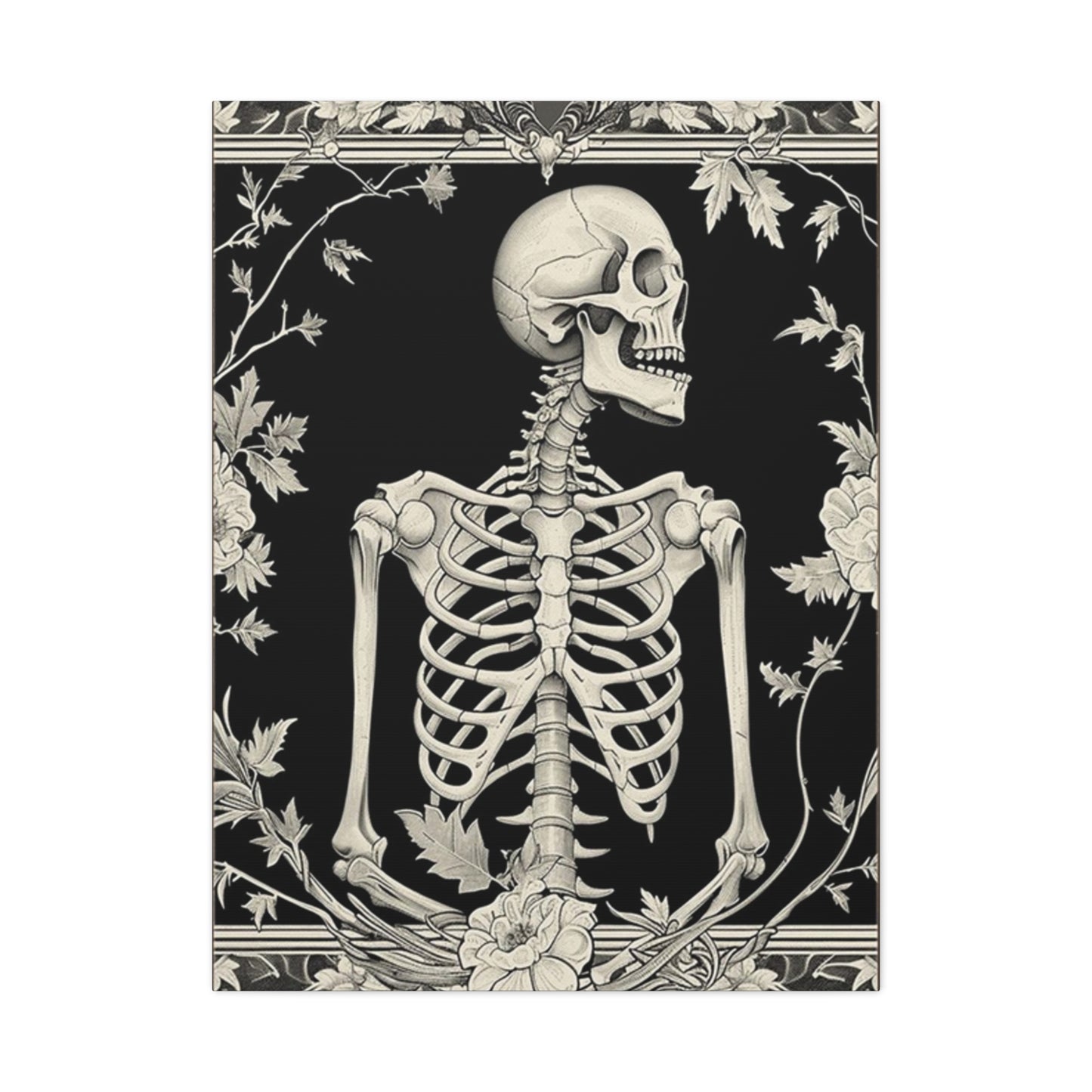 White Skeleton Poster Wall Art & Canvas Prints