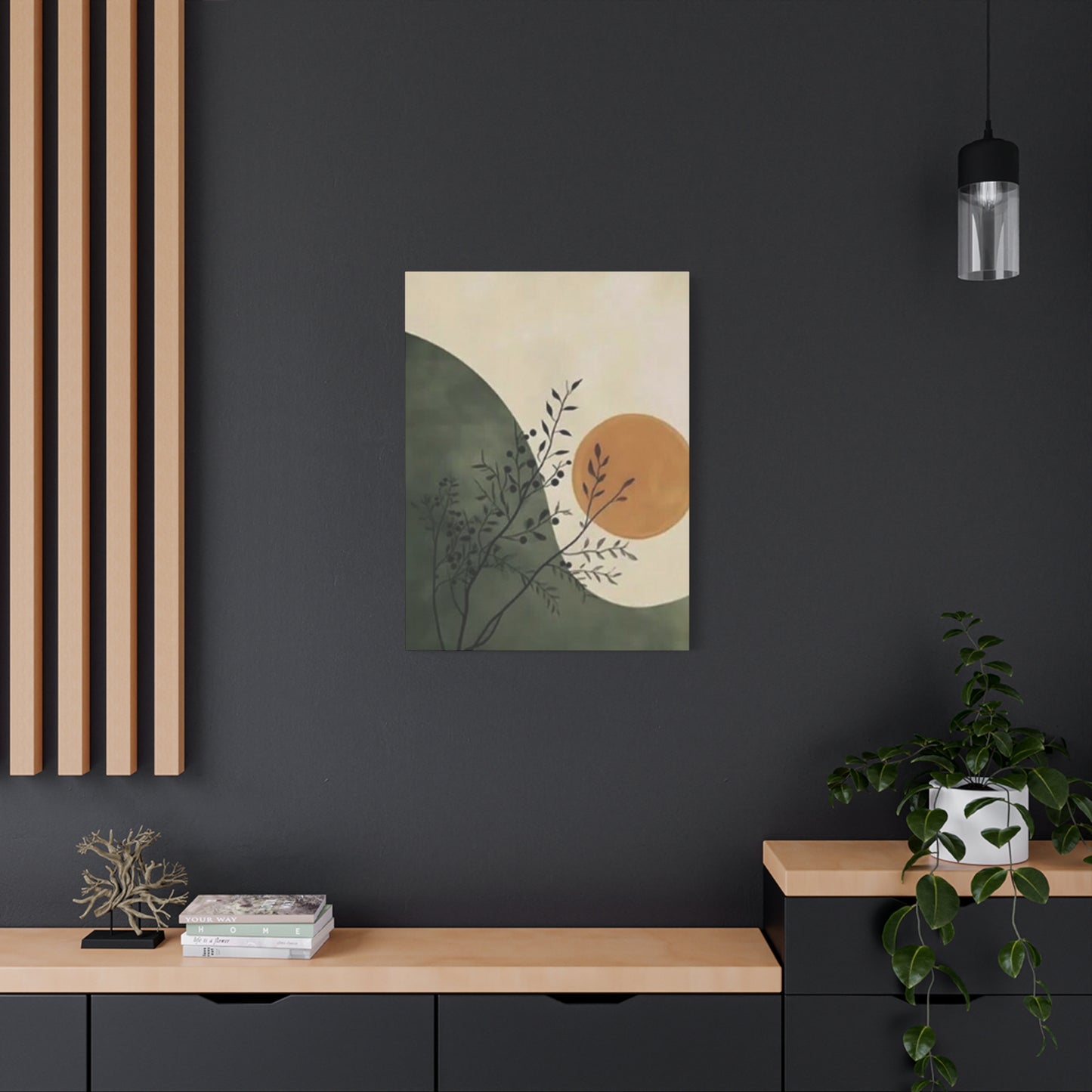 Abstract Sunset Shapes Pattern Wall Art & Canvas Prints