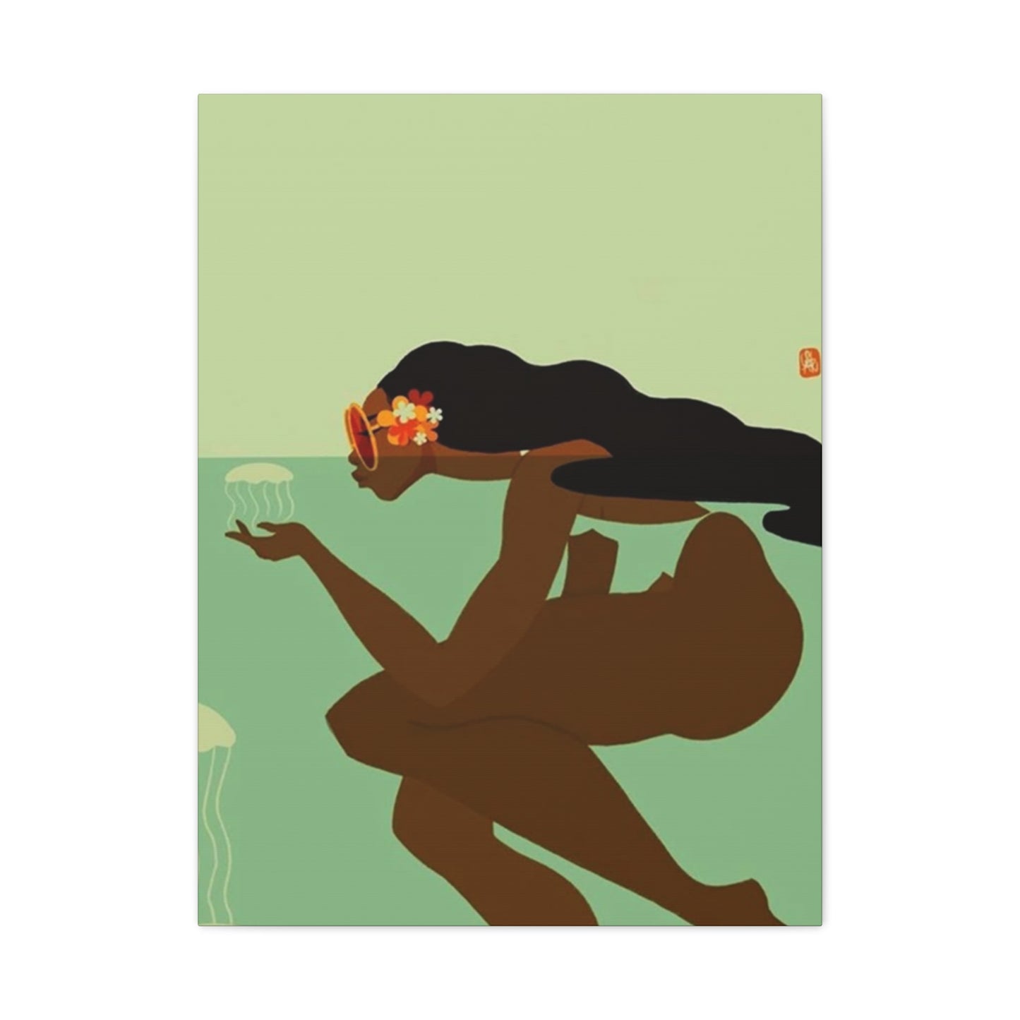 Naked Women In Ocean Wall Art & Canvas Prints