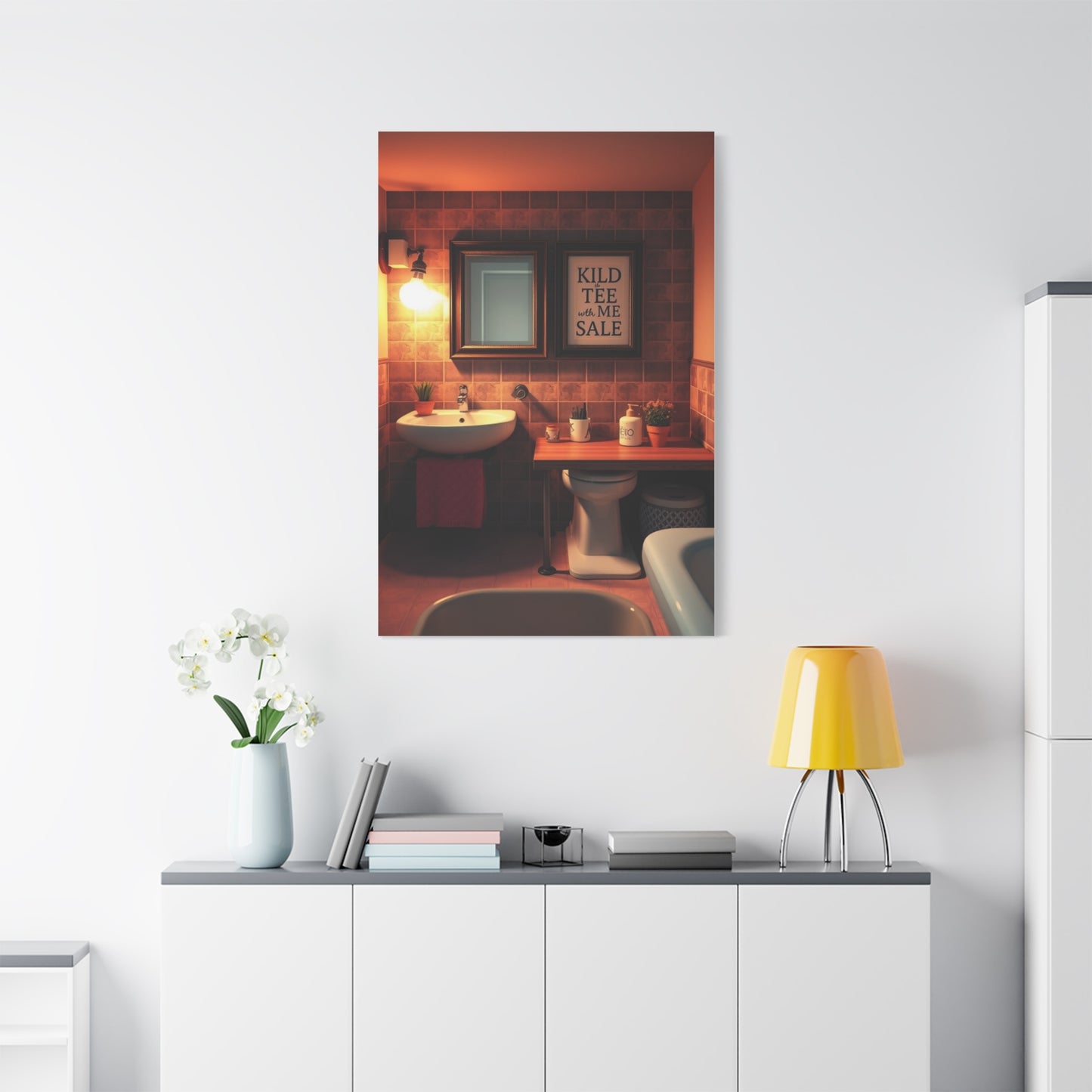 Kid’s Bathroom Art Canvas Art 4 Wall Art & Canvas Print