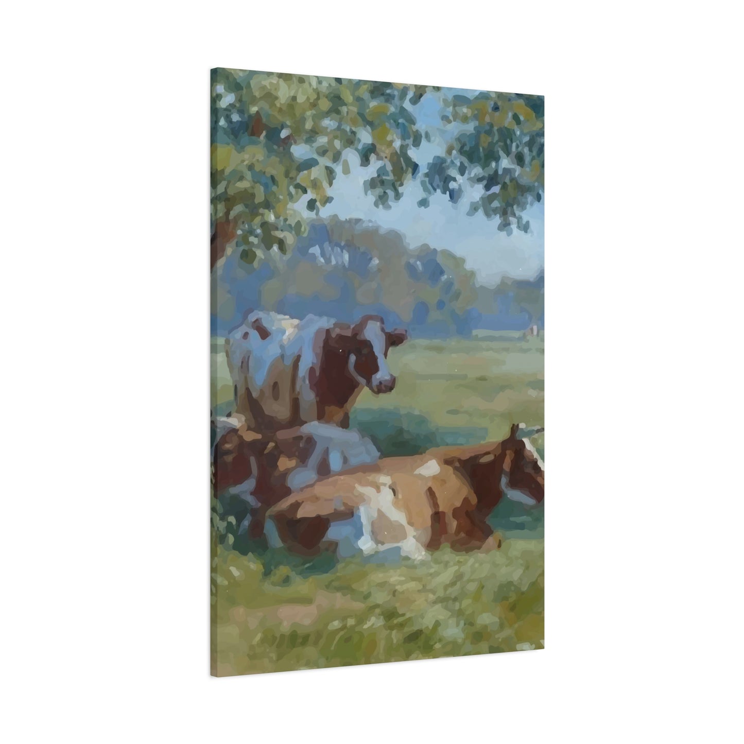 Cow Eat Grass Wall Art & Canvas Prints