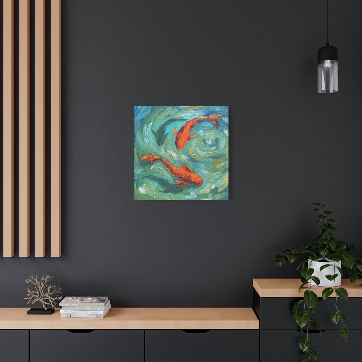 Two Koi Fishes Wall Art & Canvas Prints