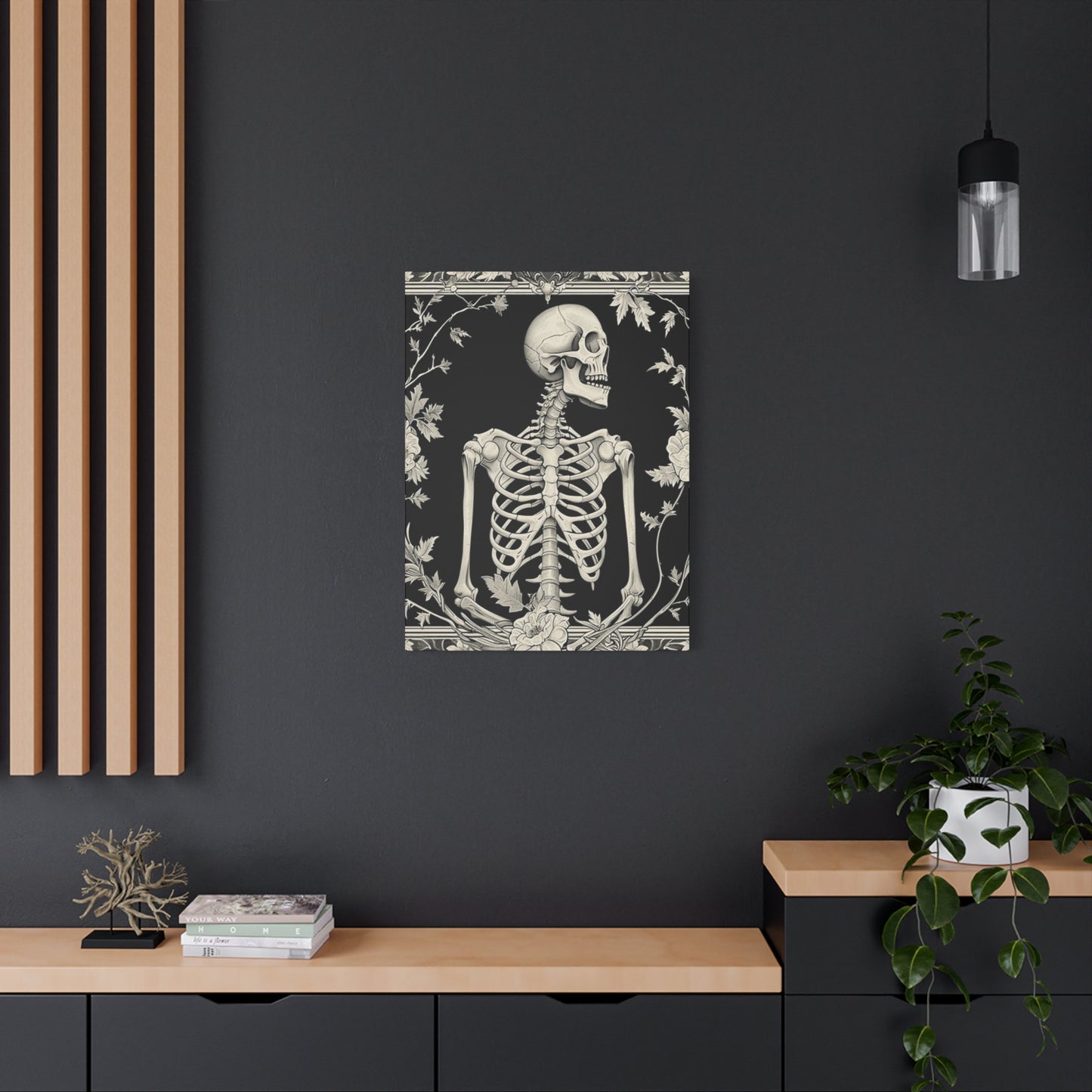 White Skeleton Poster Wall Art & Canvas Prints