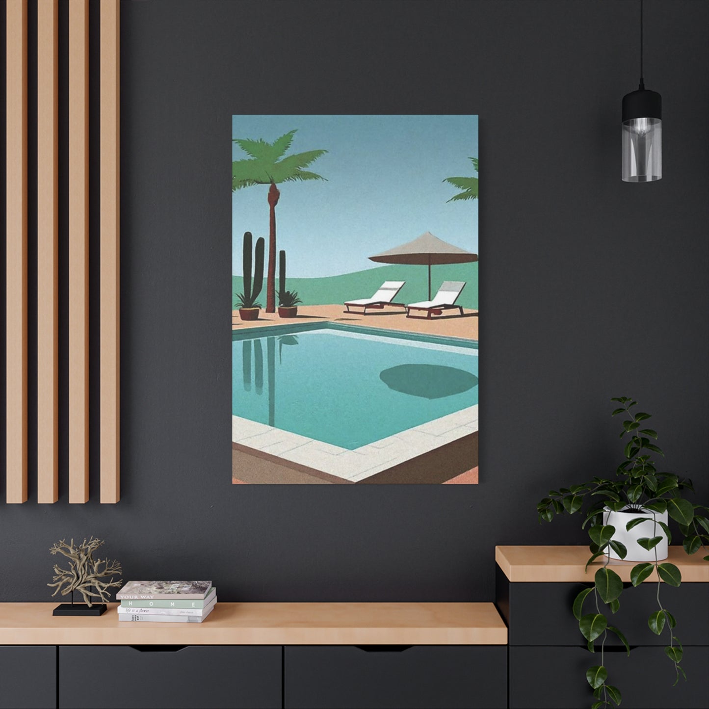 Swimming Pool In Resort Wall Art & Canvas Prints