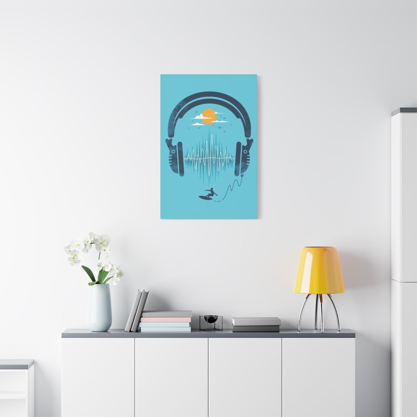 Headphone Wall Art & Canvas Prints