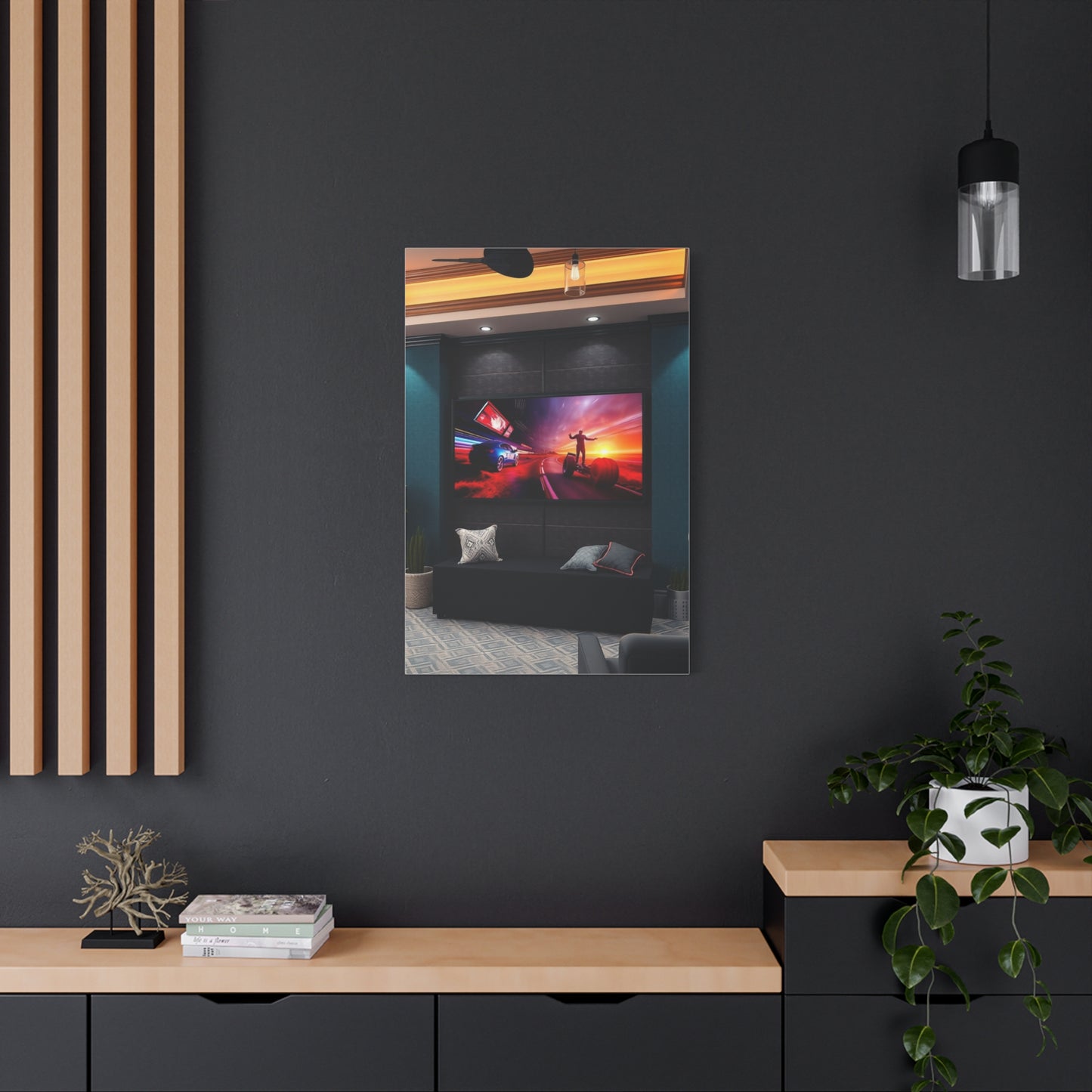 Home Theatre Decor Art Supreme Canvas Wall Art & Canvas Print