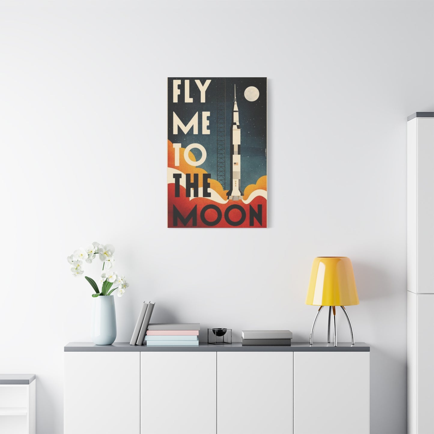 Fly Me To The Moon Wall Art & Canvas Prints