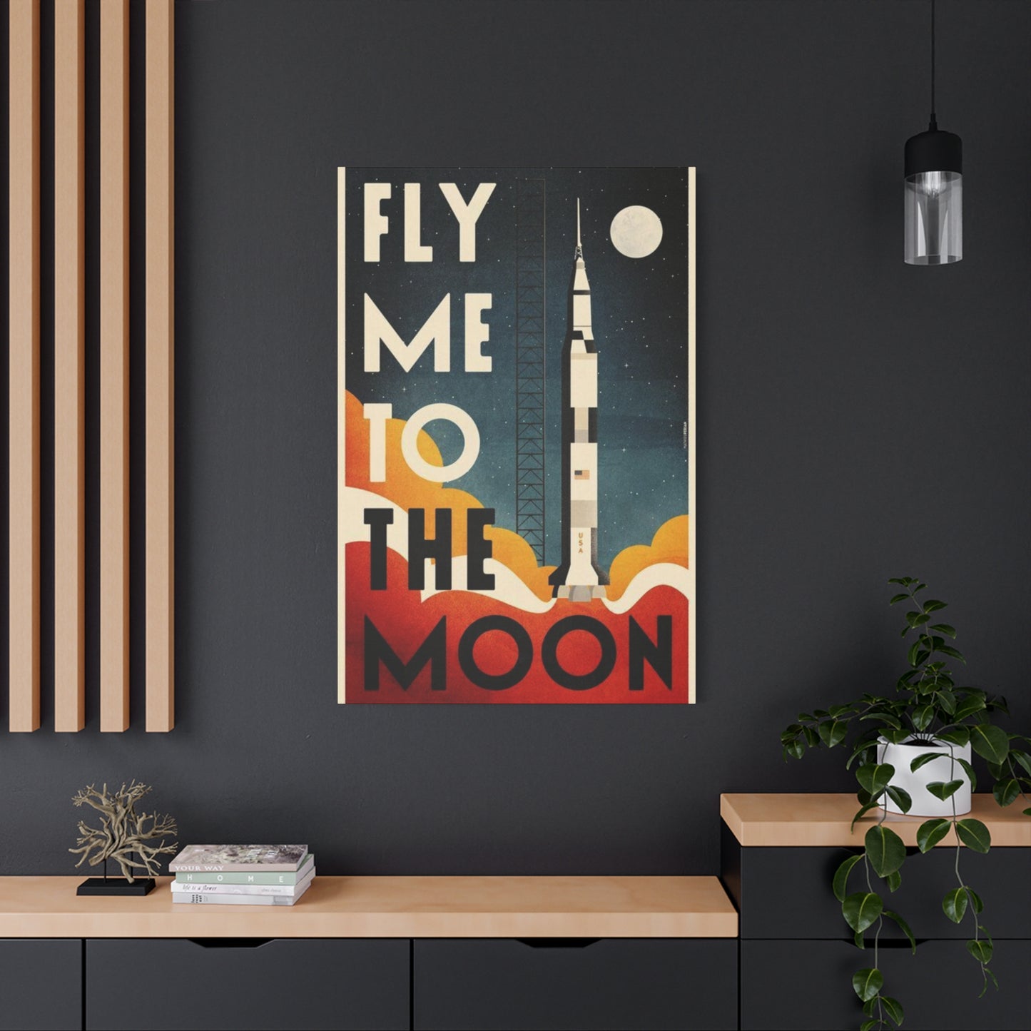 Fly Me To The Moon Wall Art & Canvas Prints