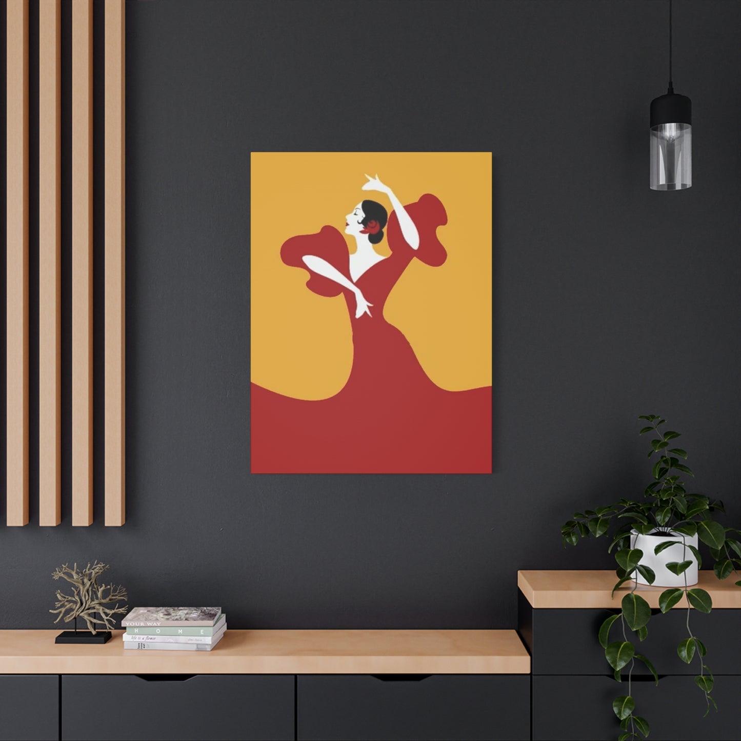 Abstract Spain Traditional Dance Wall Art & Canvas Prints