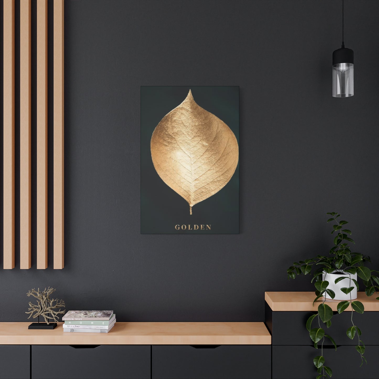 Golden Leaf Wall Art & Canvas Prints