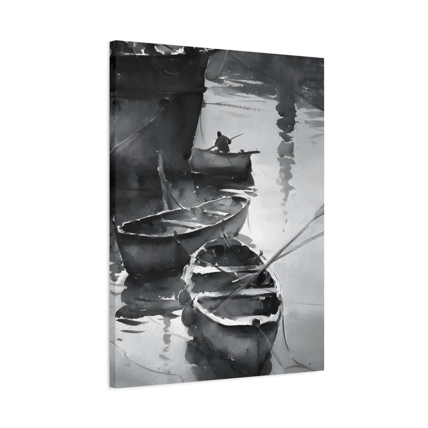 Boat Oil Painting Wall Art & Canvas Prints