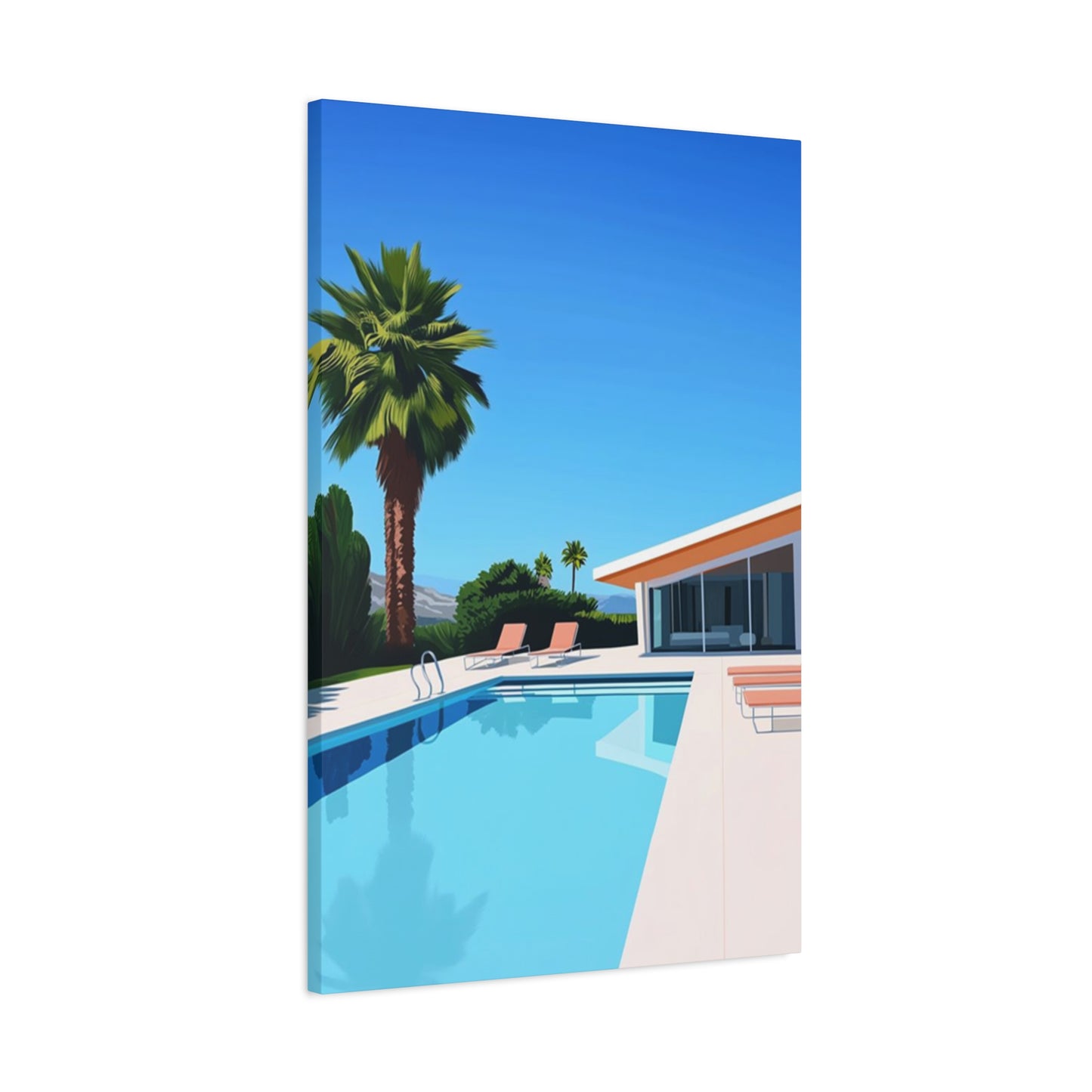 Swimming Pool In Resort Wall Art & Canvas Prints