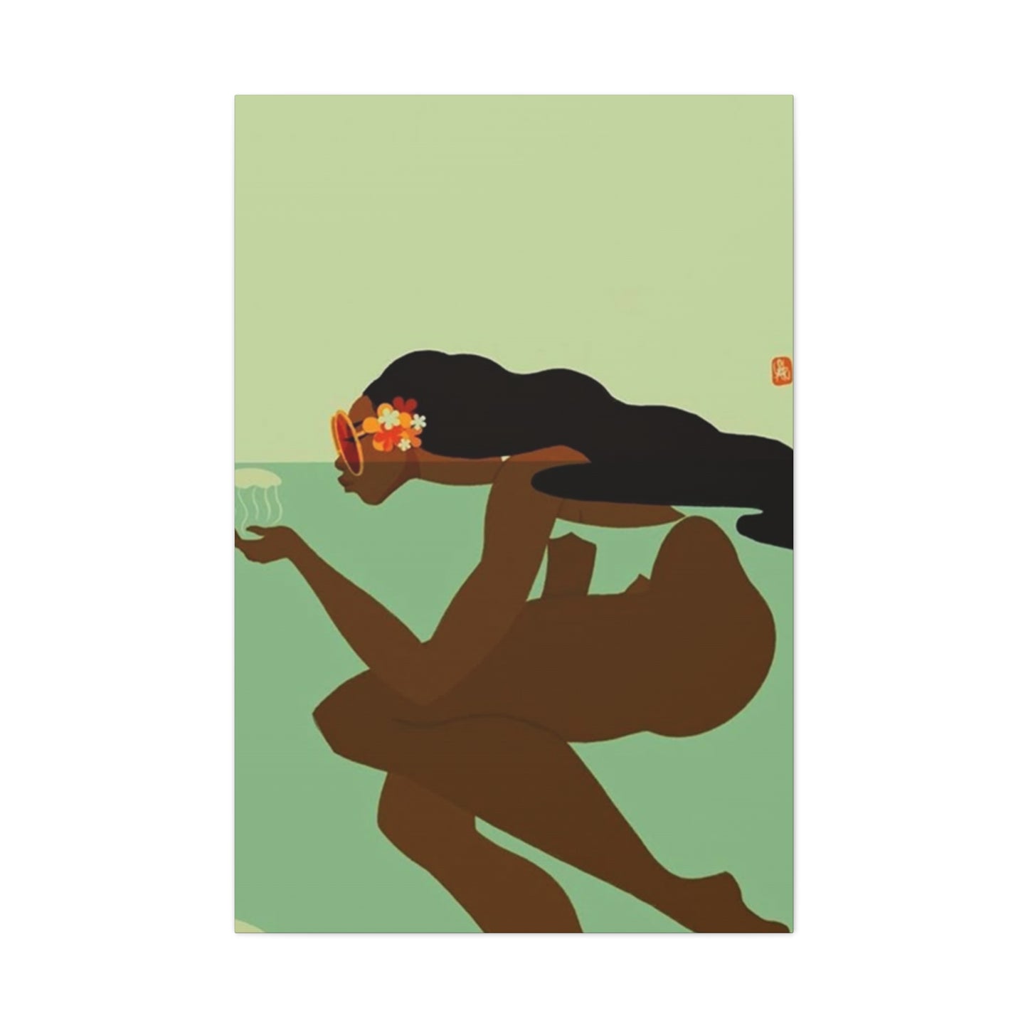 Naked Women In Ocean Wall Art & Canvas Prints