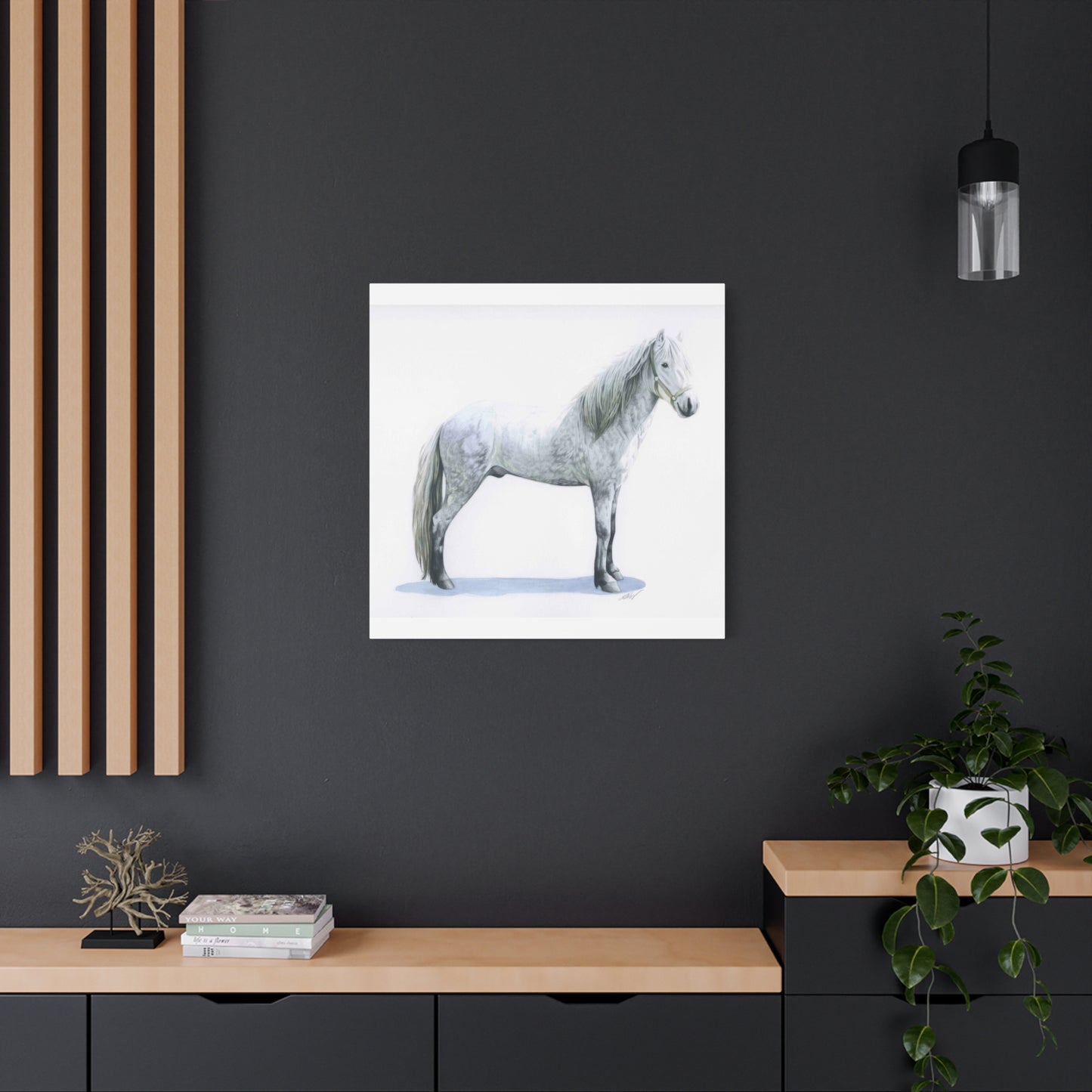 Grace Popp White Horse Wall Art & Canvas Prints