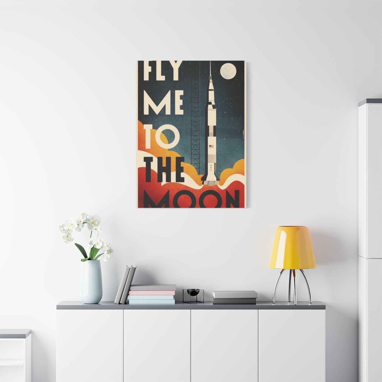 Fly Me To The Moon Wall Art & Canvas Prints