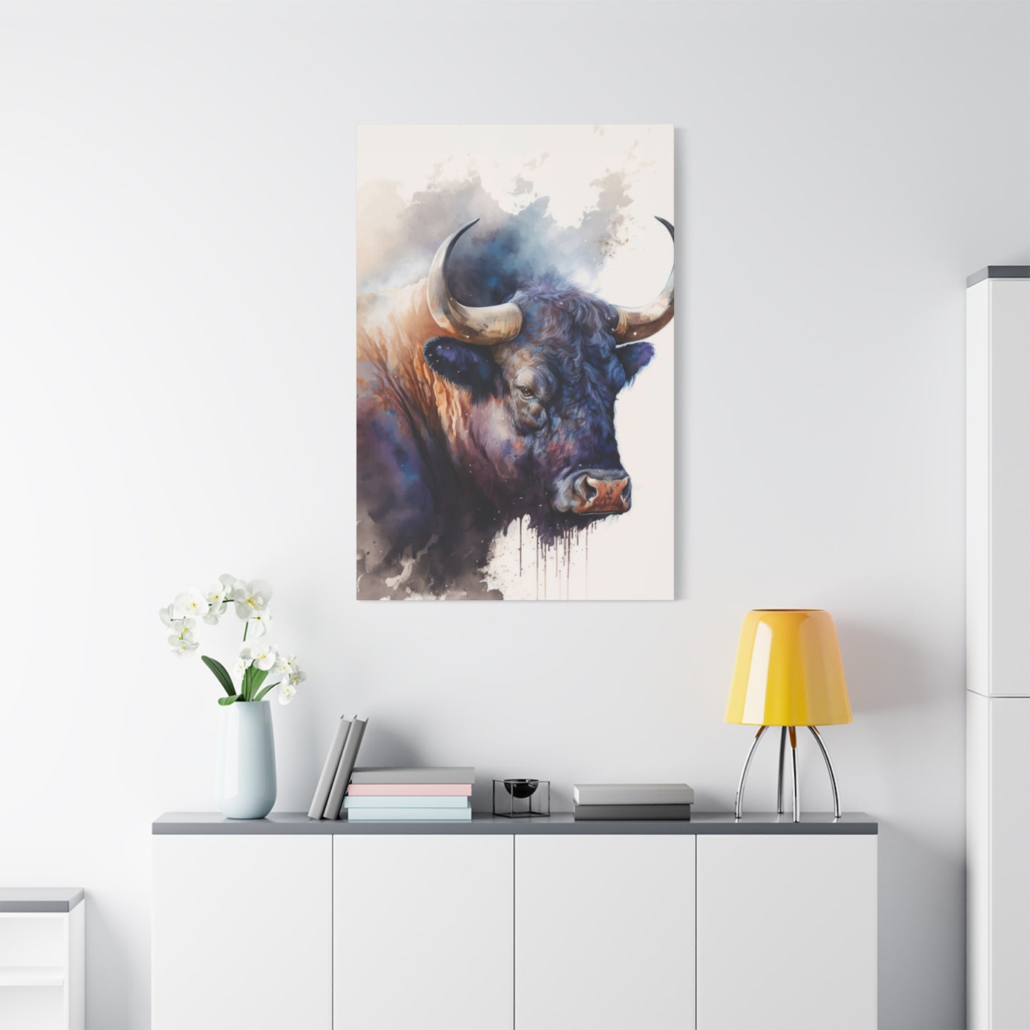 Old Bull Wall Art & Canvas Prints