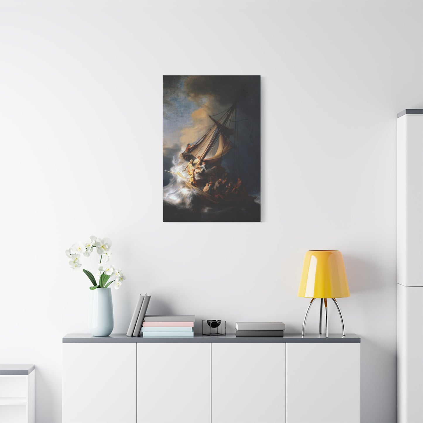 Derailing Ship Painting Wall Art & Canvas Prints