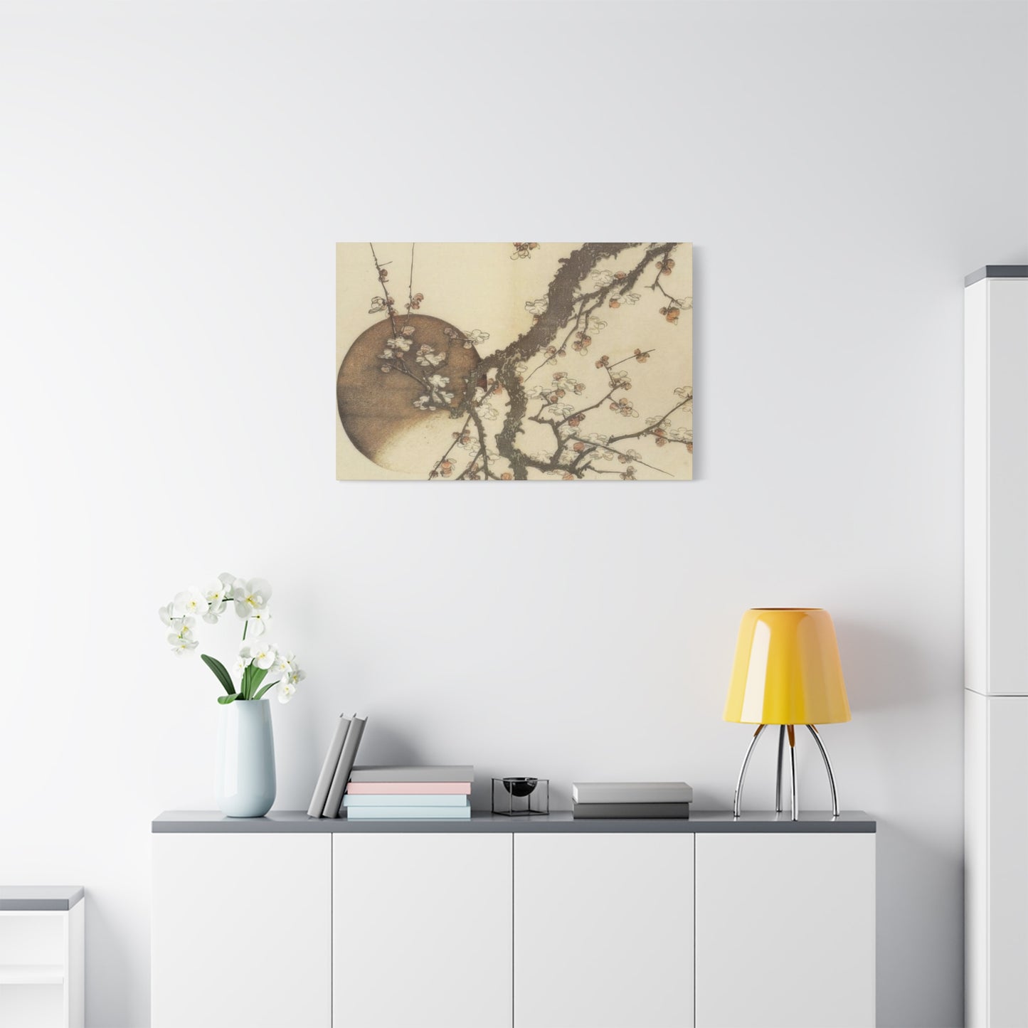 Katsushika Hokusai Plum Blossom And The Moon Wall Art & Canvas Prints