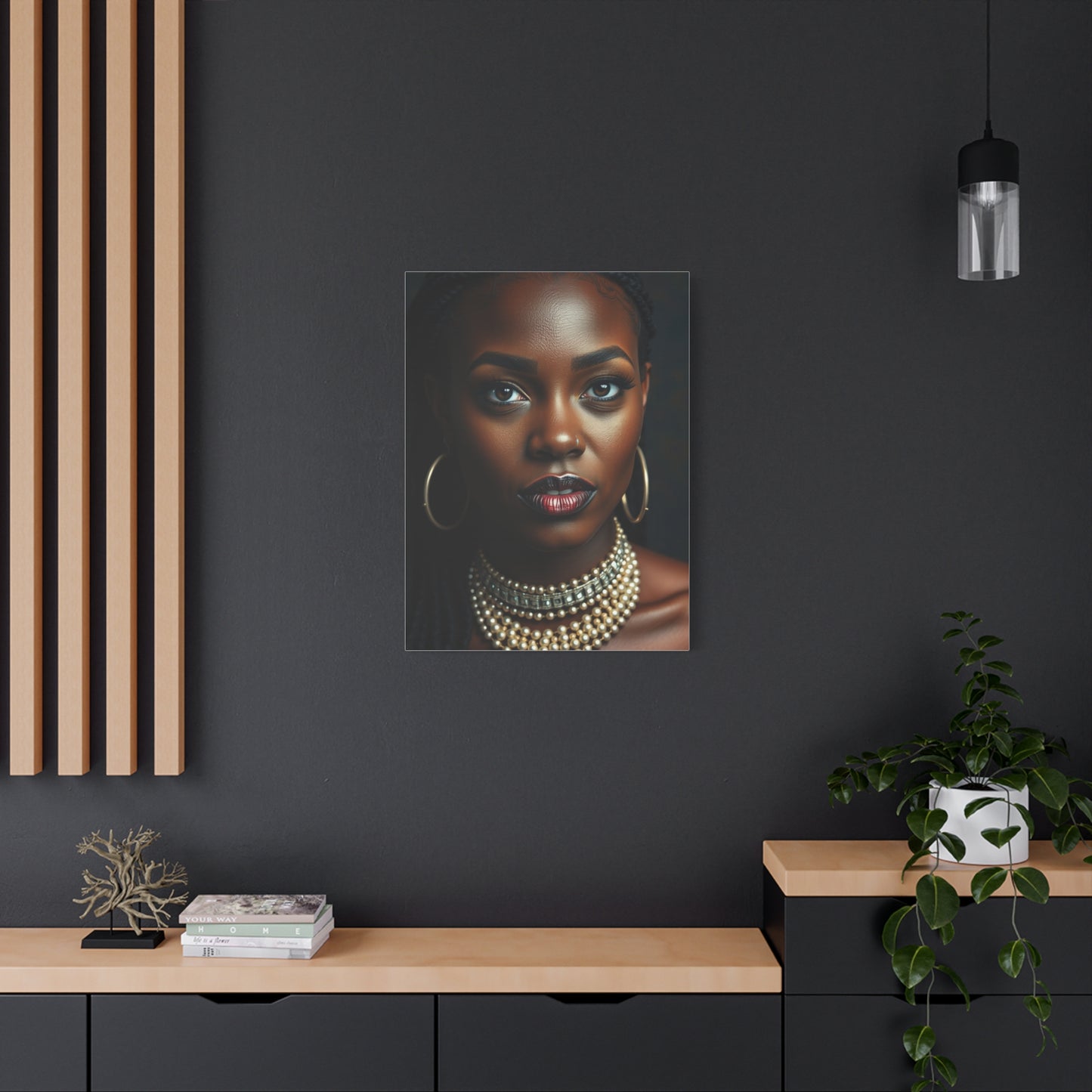 Masterpiece Domonique Brown Art Vision Wall Art & Canvas Print