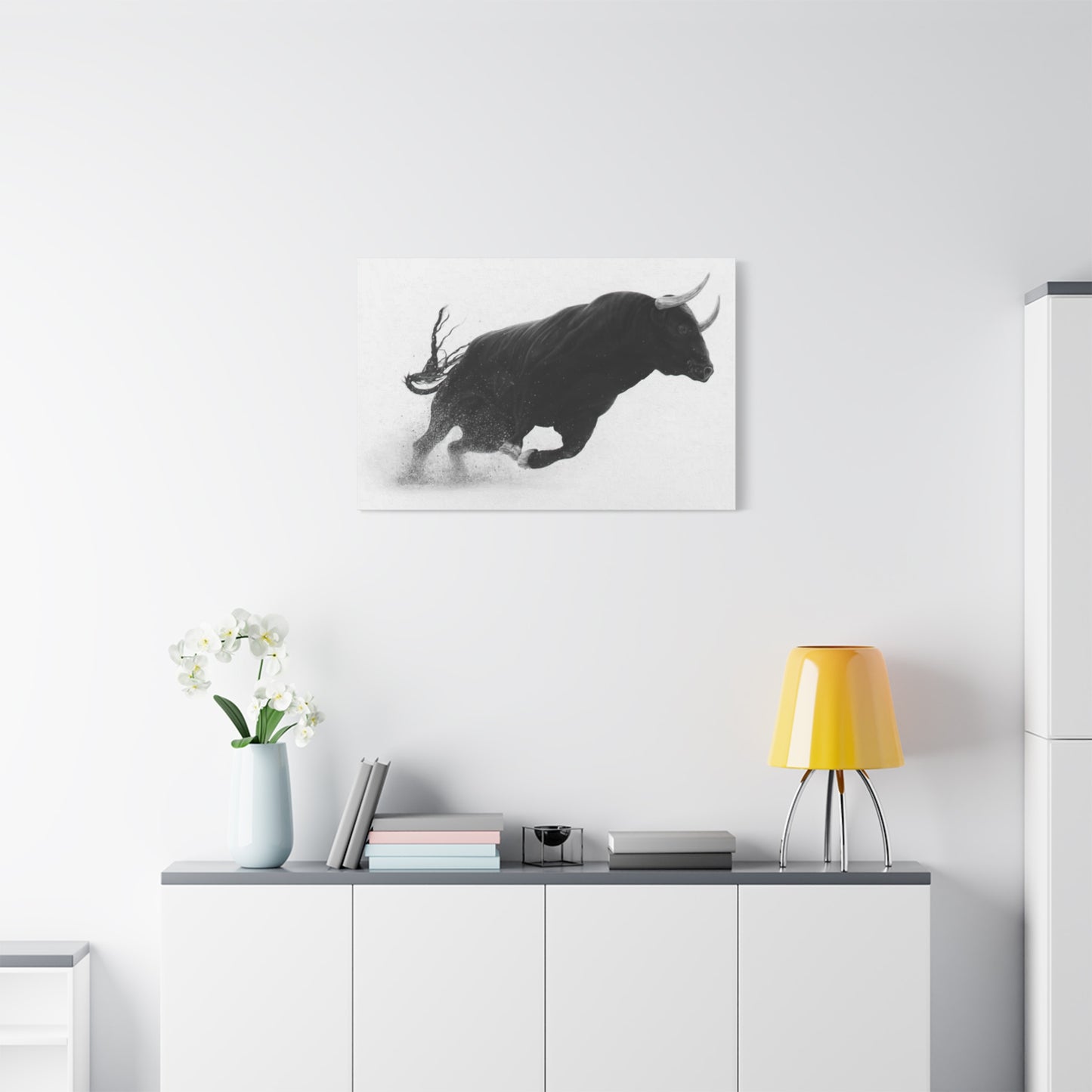 Black Bull Wall Art & Canvas Prints