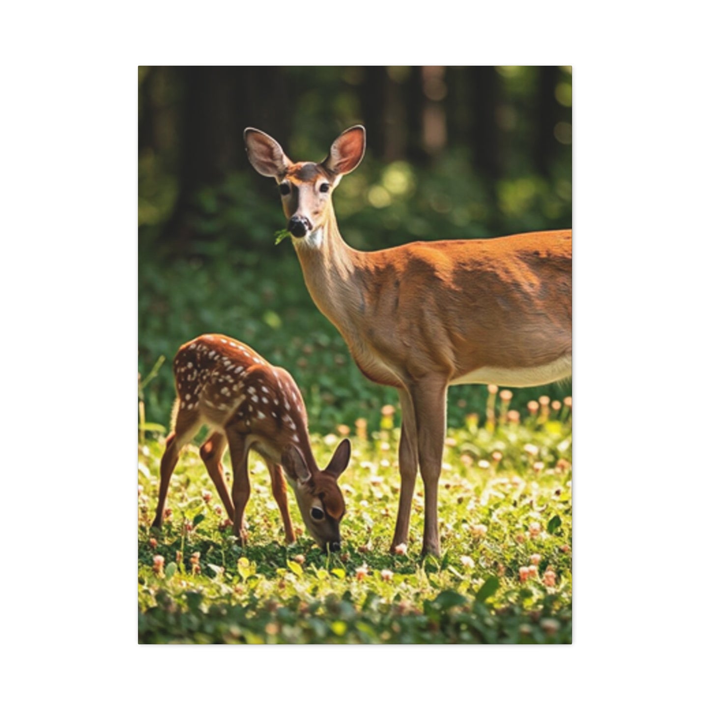Deer Family Wall Art & Canvas Prints