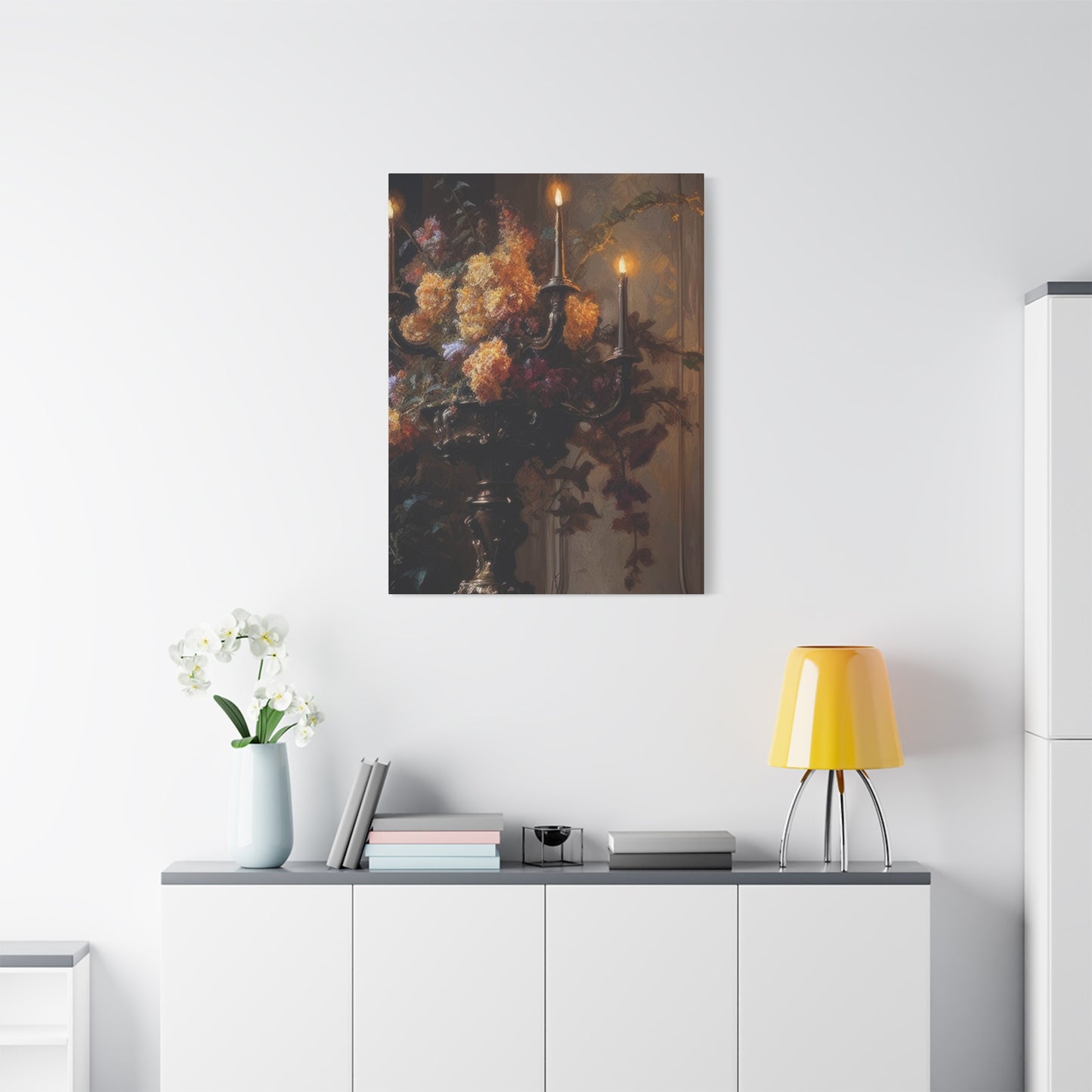 Candleabra Dark Wall Art & Canvas Prints