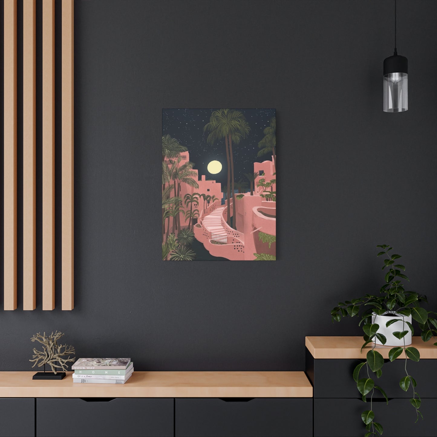 Pink Resort In Spain Wall Art & Canvas Prints