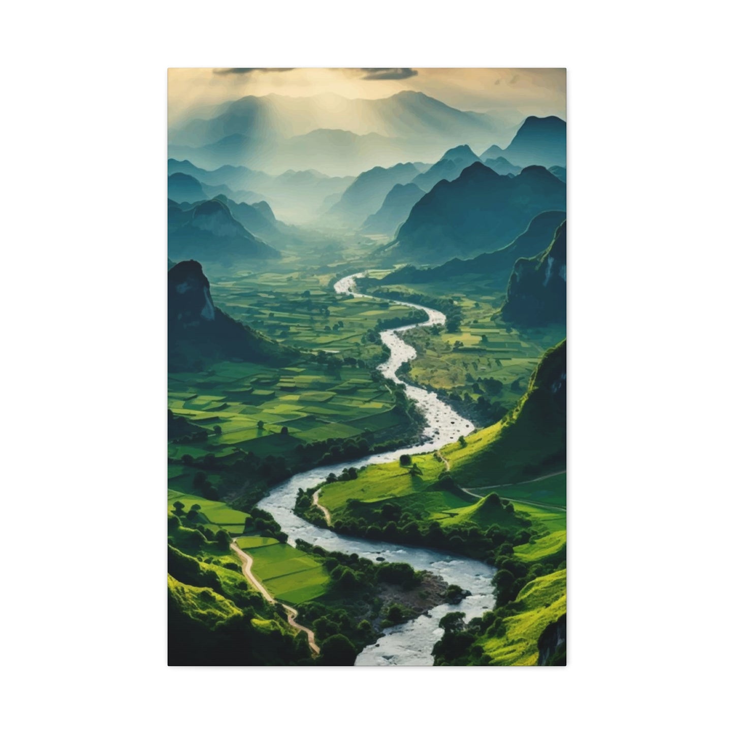 Sunshine in Mountains Wall Art & Canvas Prints