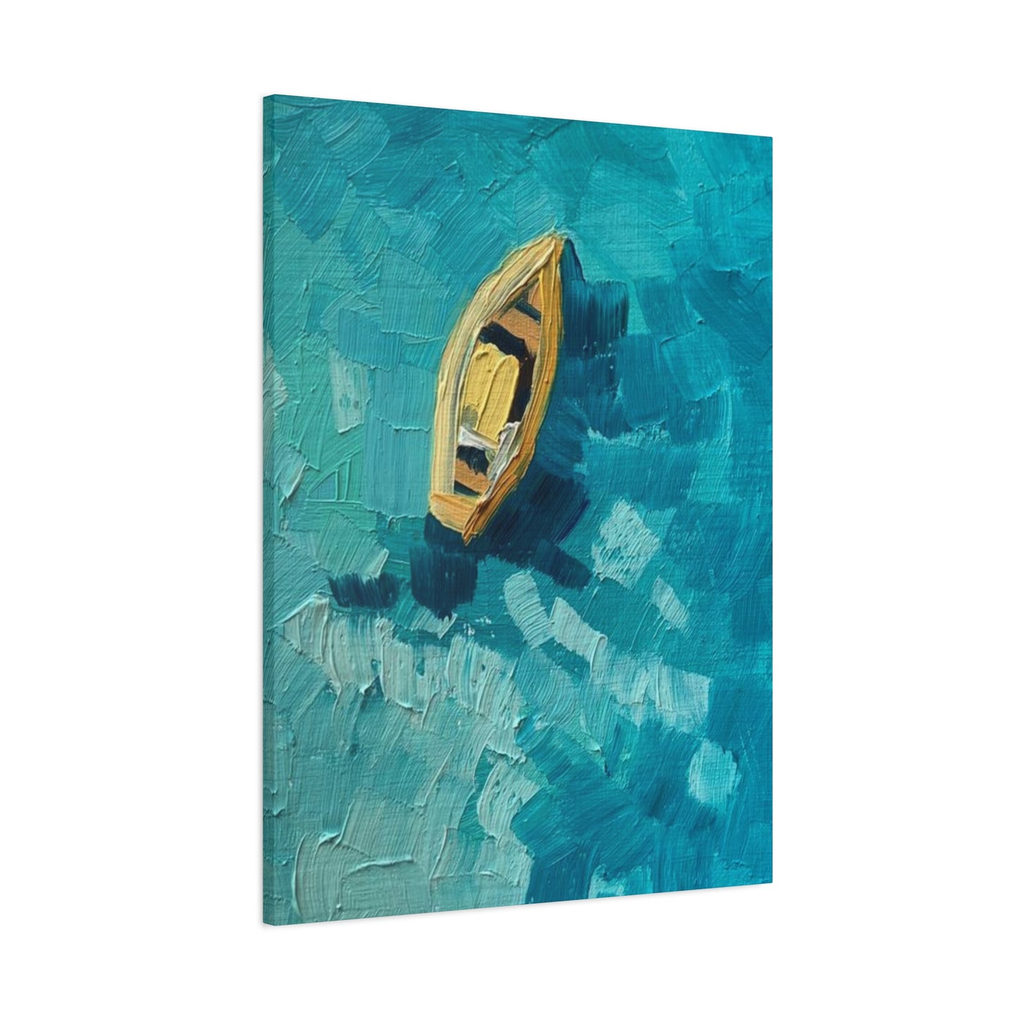 Boat in Sea Wall Art & Canvas Prints