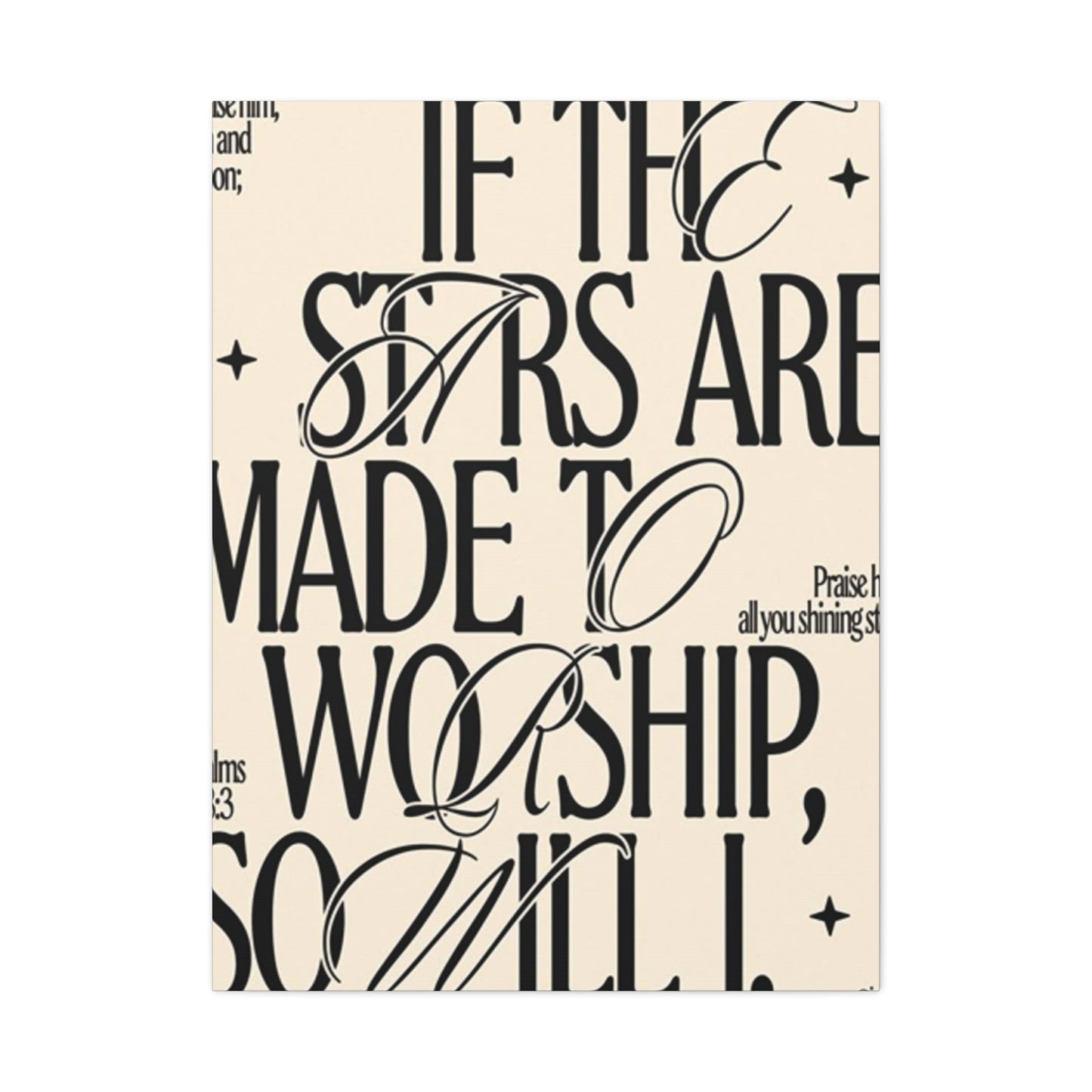 Stars Quotes And Saying Poster Wall Art & Canvas Prints
