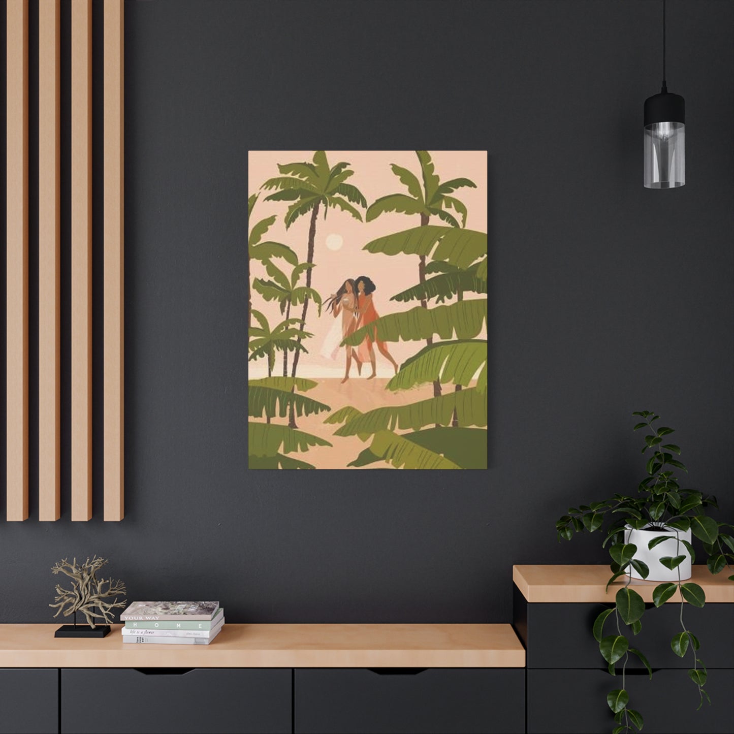 Women Enjoying On Beach Wall Art & Canvas Prints