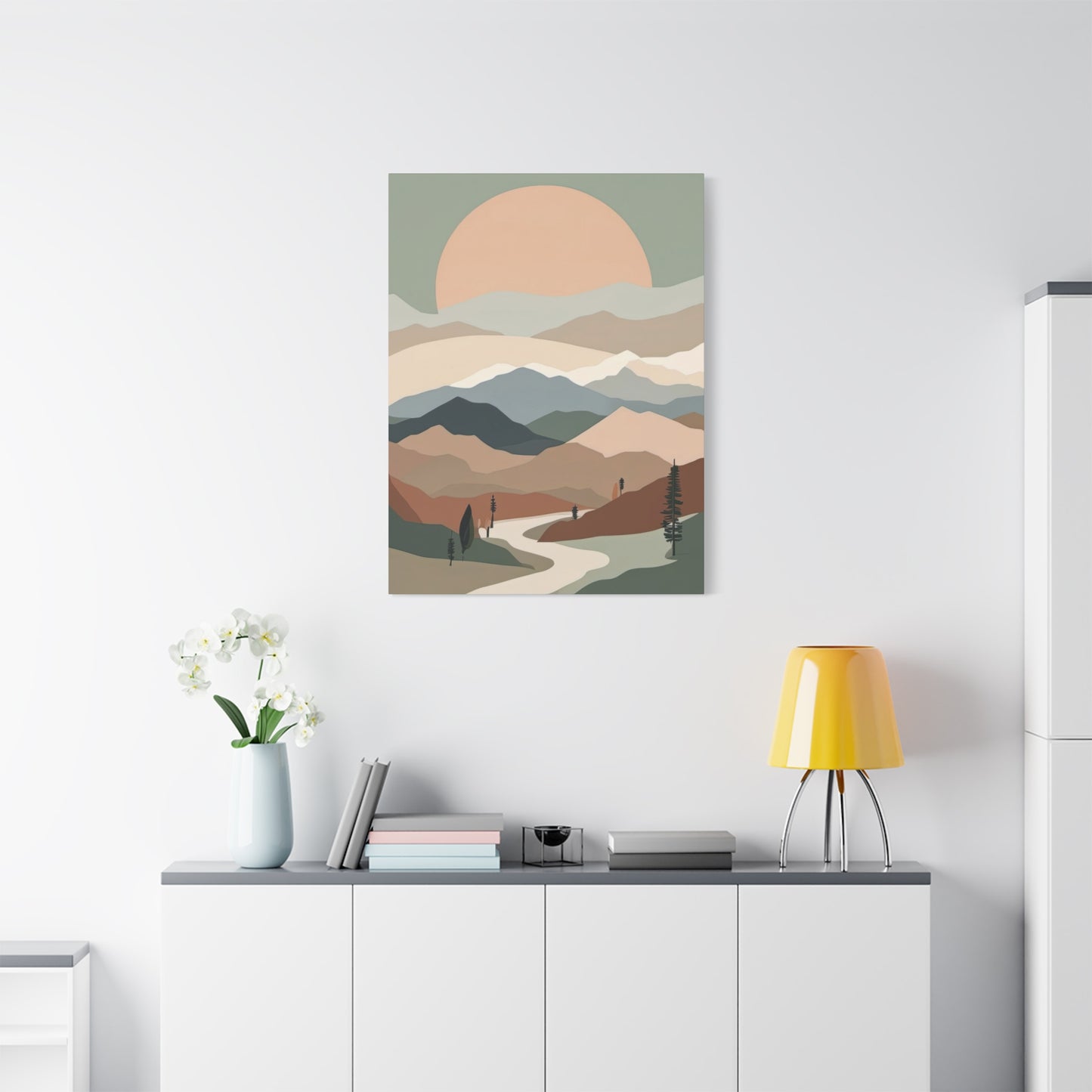 Warm Green Landscape Earth Tones Wall Art & Canvas Prints