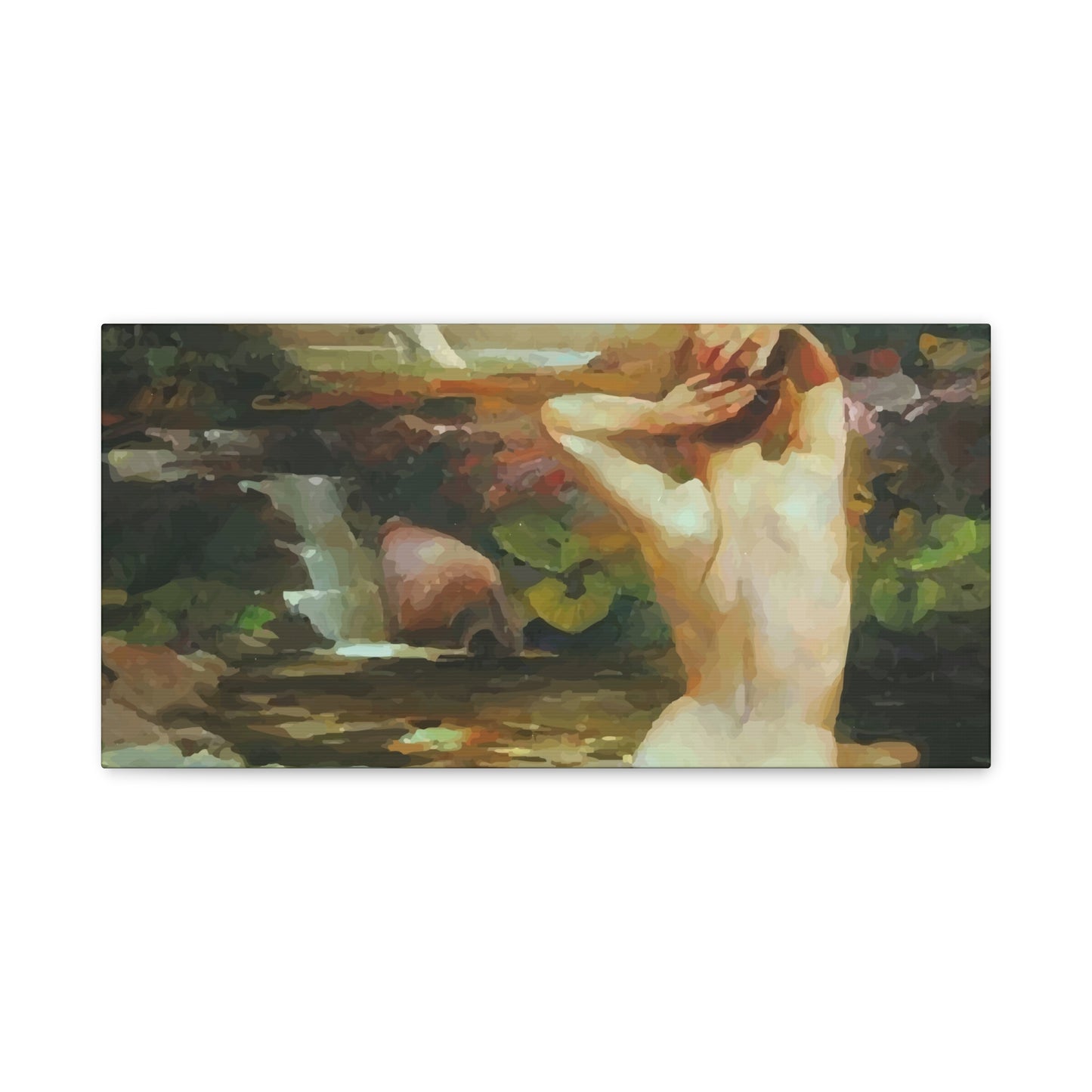 Girl In River Wall Art & Canvas Prints