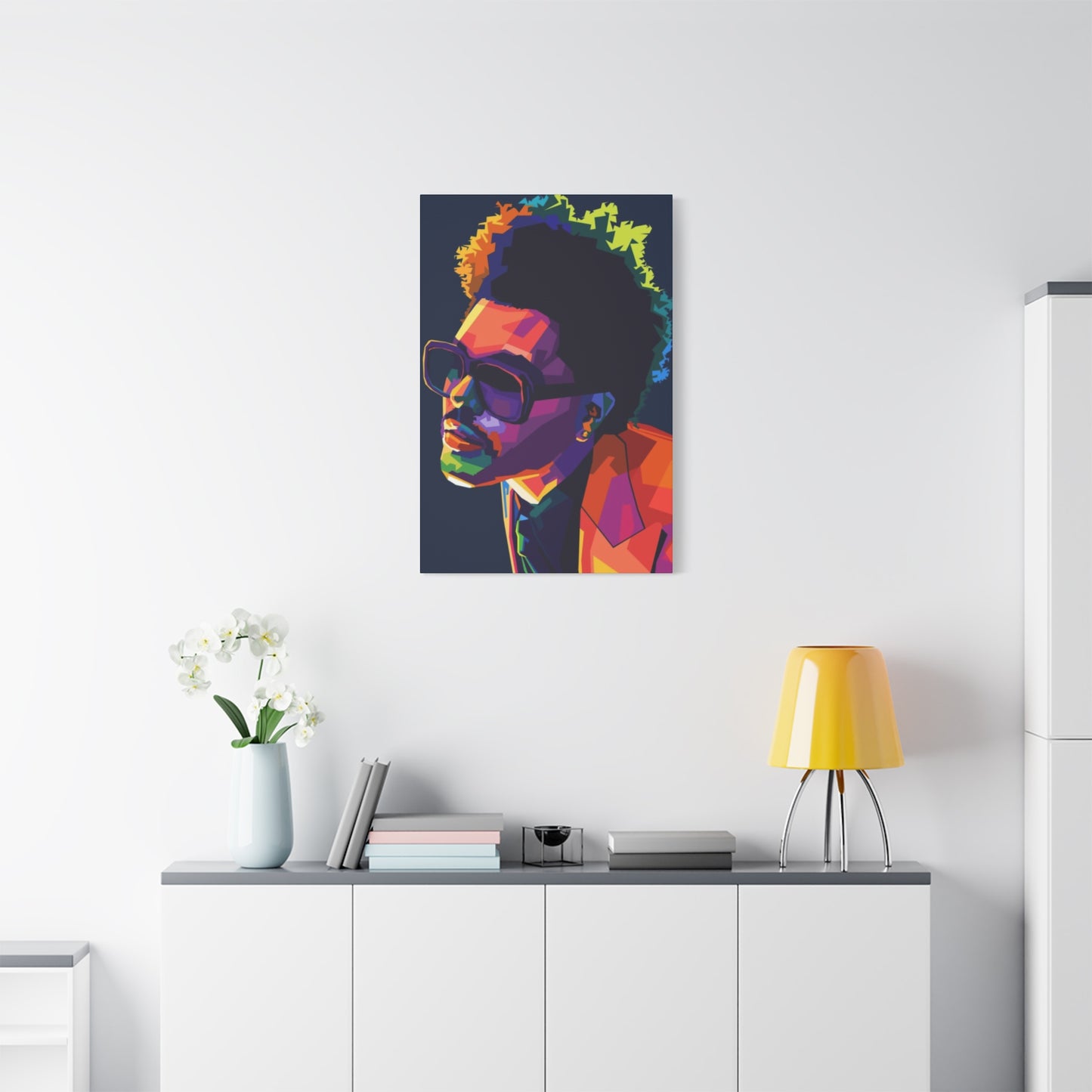 An Abstract Portrait Of The Weeknd Wall Art & Canvas Prints