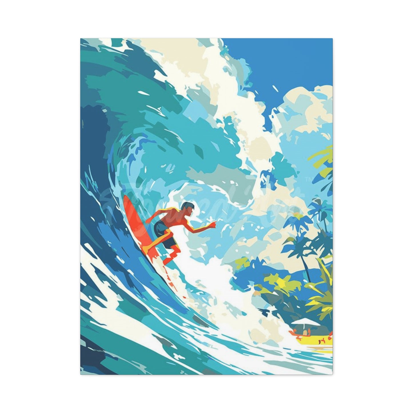 Surfing Wall Art & Canvas Prints