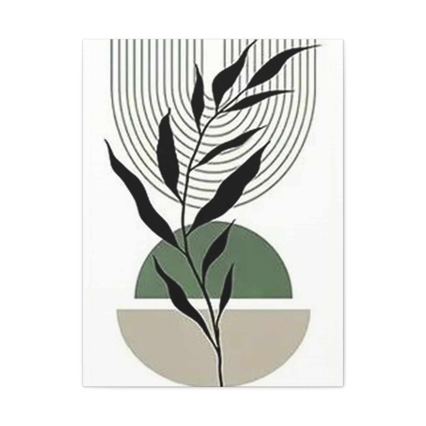 Abstract Leaves Shapes Pattern Wall Art & Canvas Prints