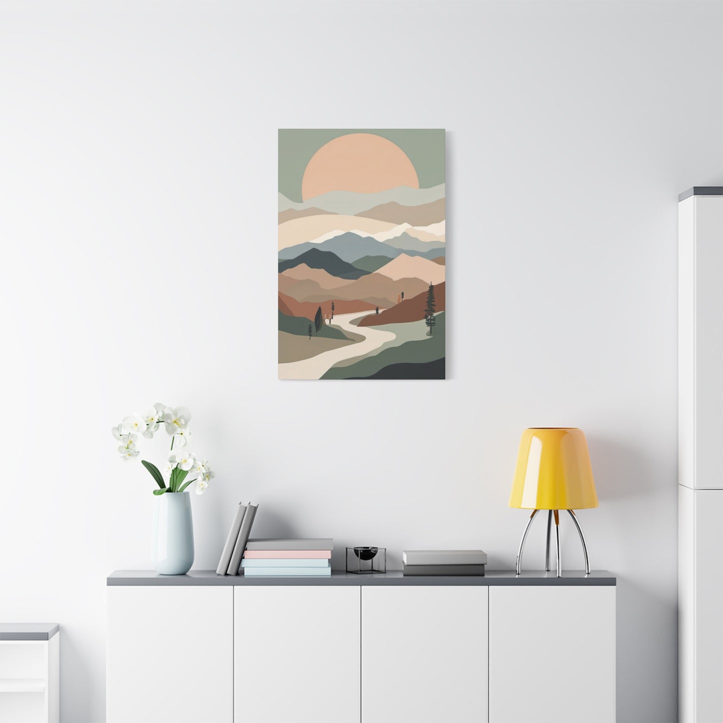 Warm Green Landscape Earth Tones Wall Art & Canvas Prints