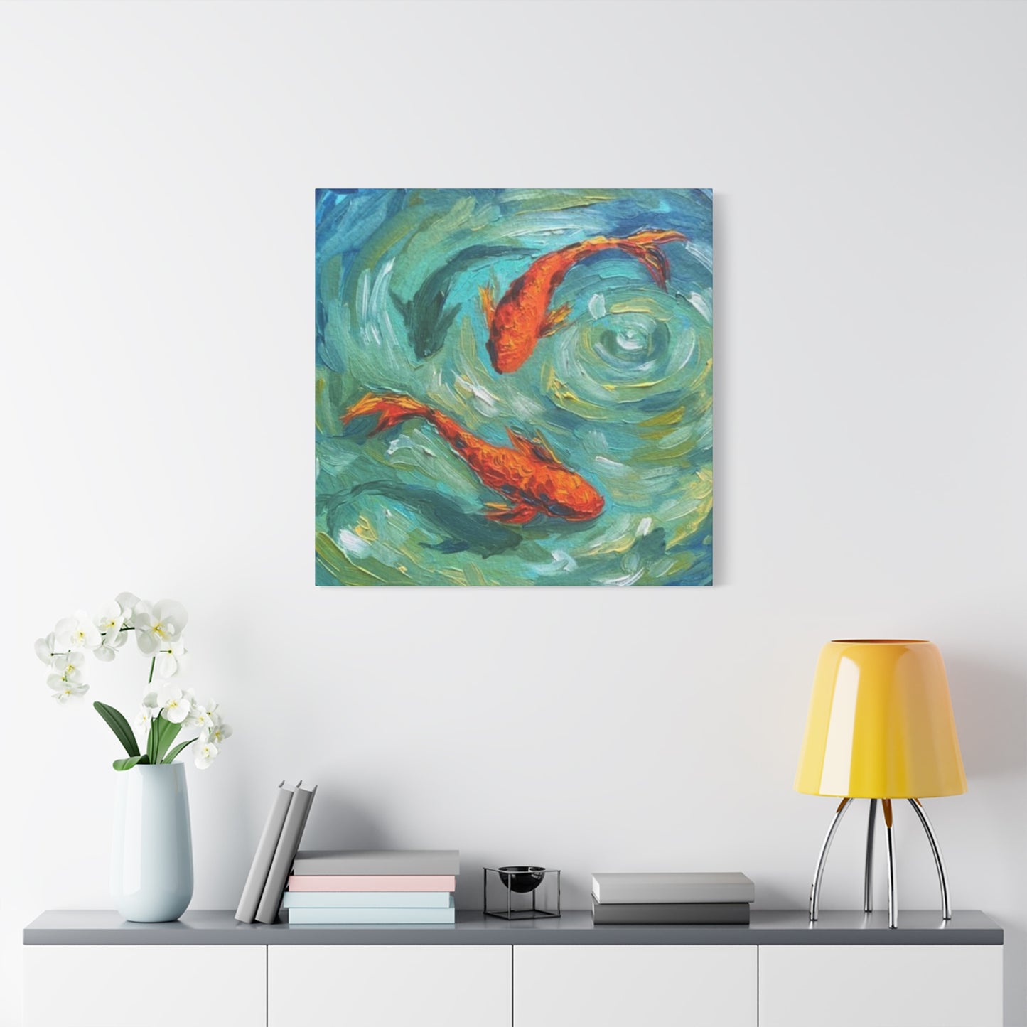 Two Koi Fishes Wall Art & Canvas Prints