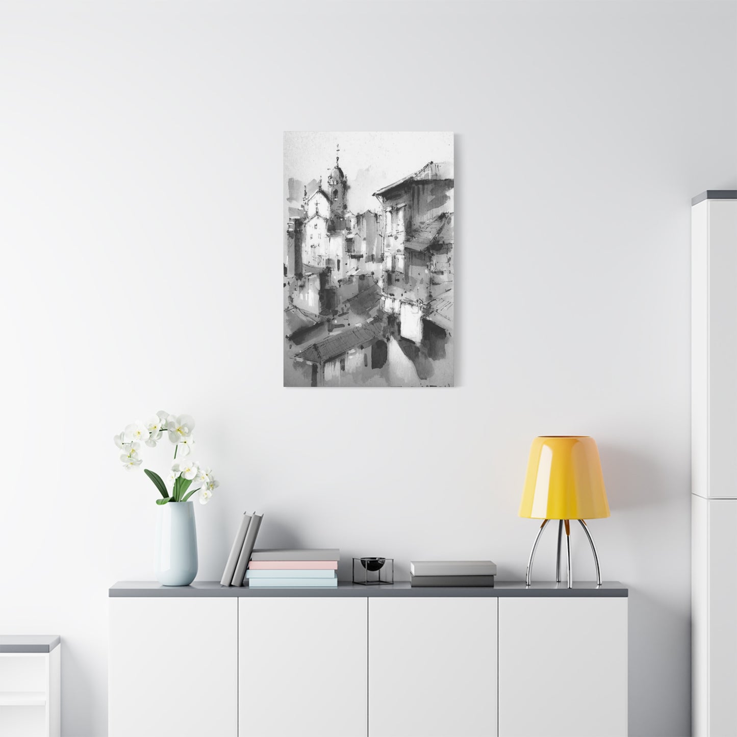 Black & White City Wall Art & Canvas Prints