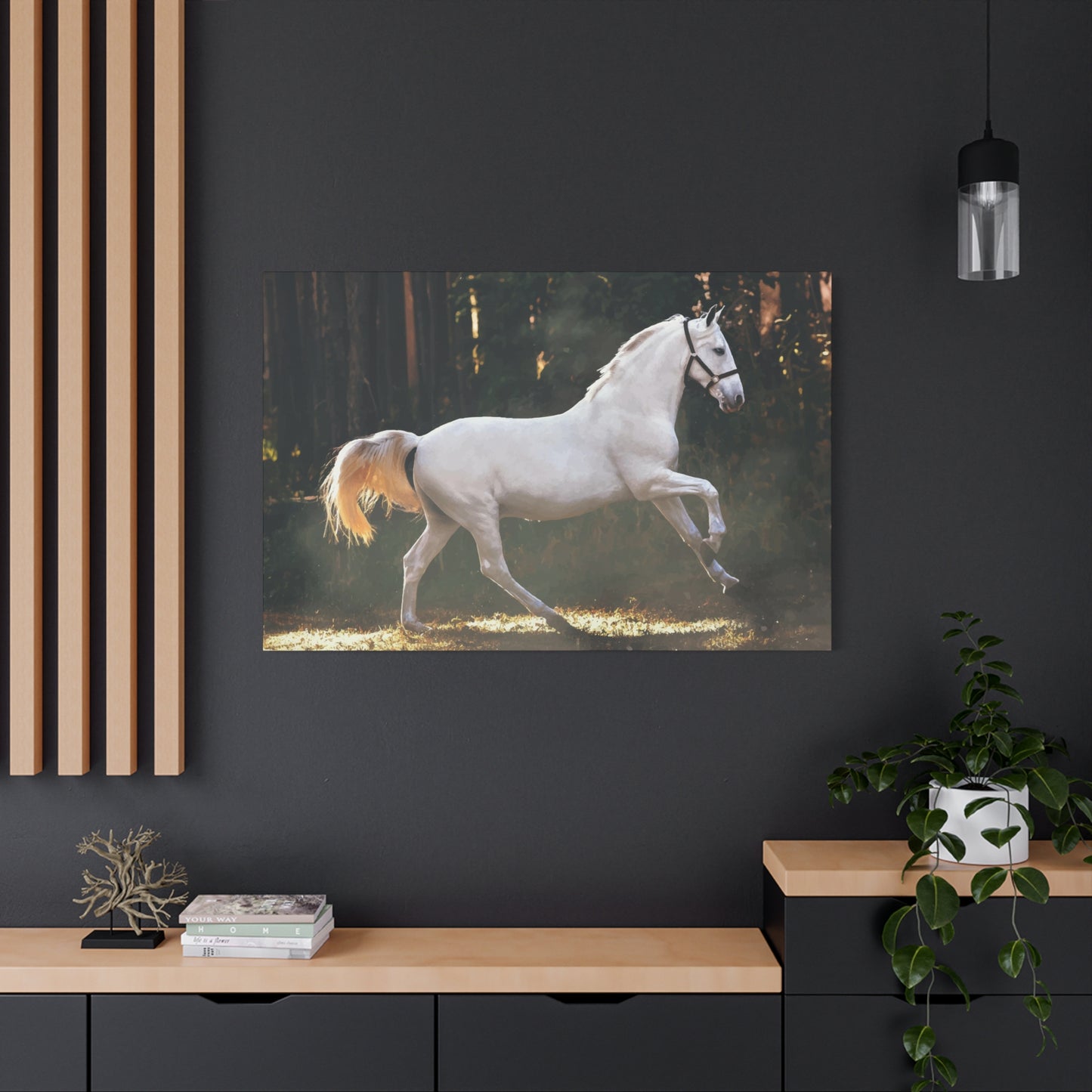 White Horse Wall Art & Canvas Prints